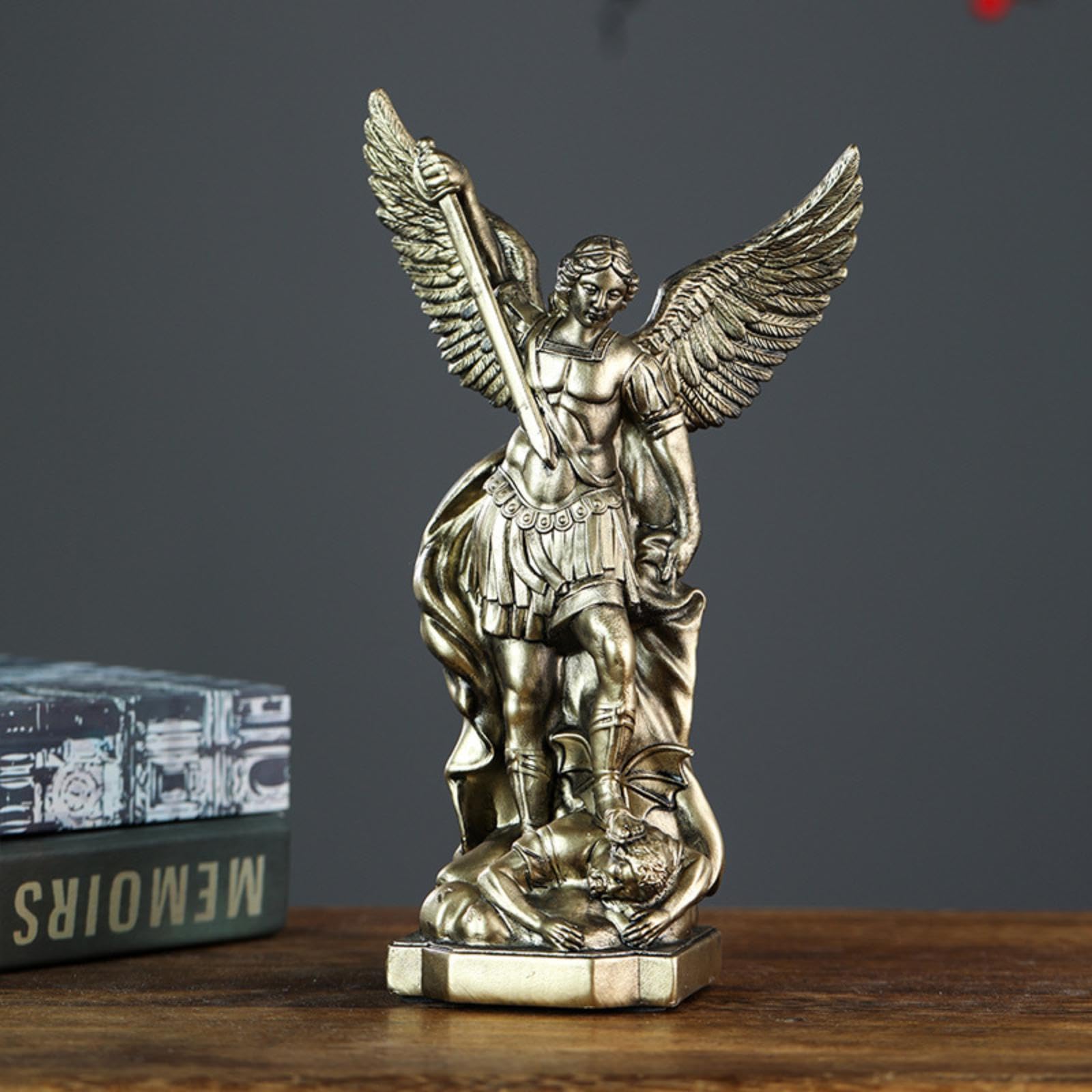 St. Michael Protective Statue Home Decor Catholic Saint Craft Resin Christian Gift Church Altar Figure