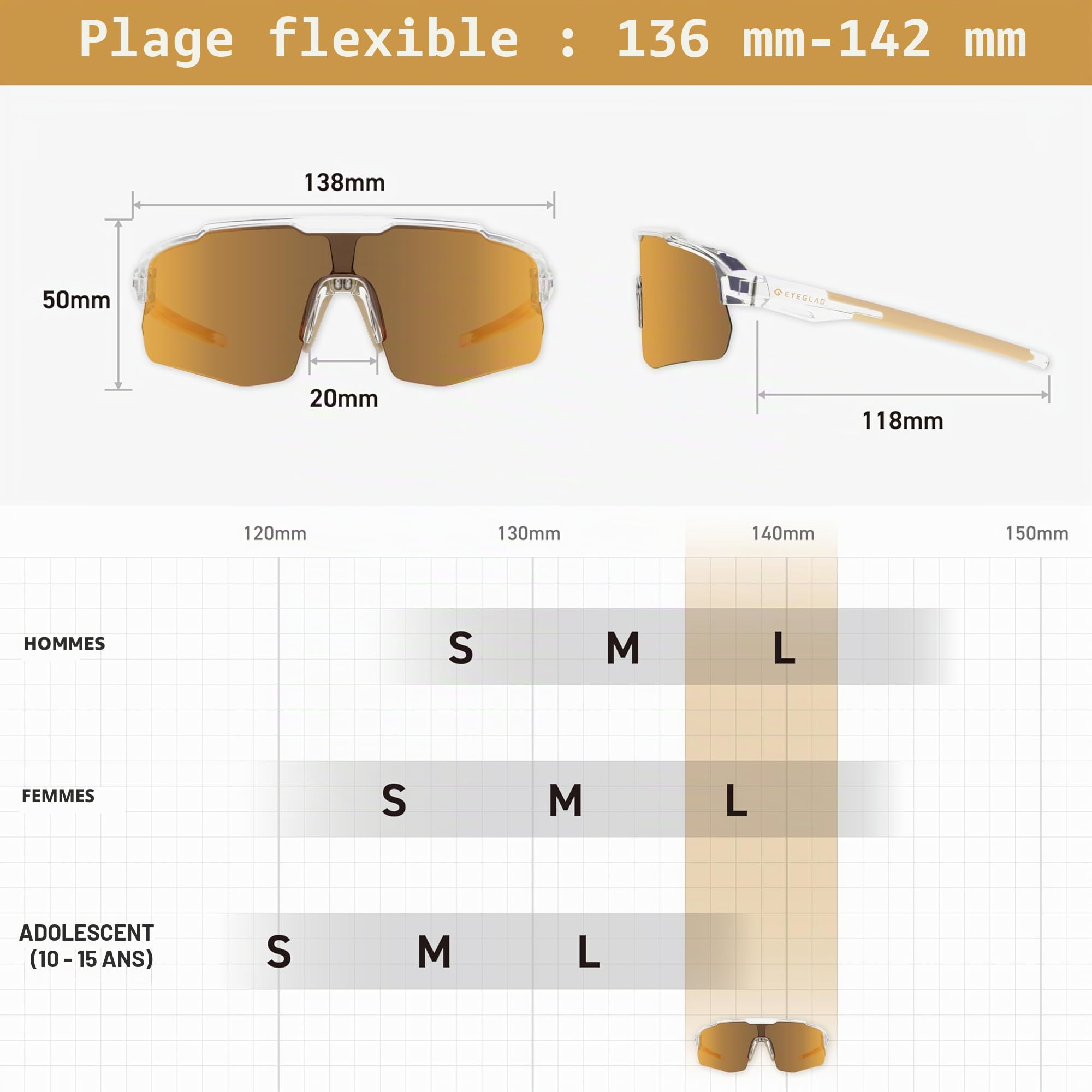 MOTIONVIEW Lunettes de soleil sport Biobase écologique HD UV400 extérieur course baseball softball