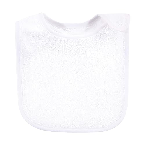 Miniatura 3 de Hudson Baby Rayón unisex para bebé de bambú de rizo baberos, color negro y blanco, talla única Negro Blanco,Azul Naranja Lima,Cítrico,púrpura, menta