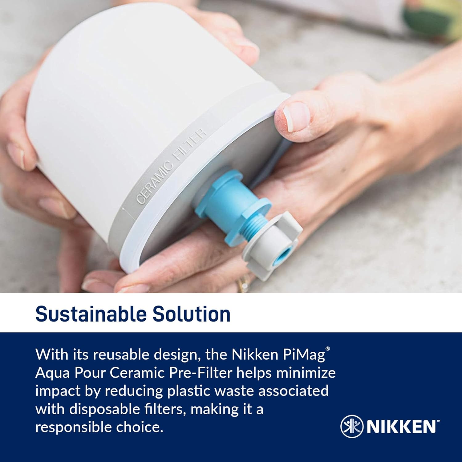 Nikken PiMag - Aqua Pour Ceramic Pre-Filter 1364 Replacement for PiMag Aquapour System 1360