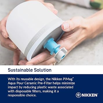 Nikken PiMag - Aqua Pour Ceramic Pre-Filter 1364 Replacement for PiMag Aquapour System 1360