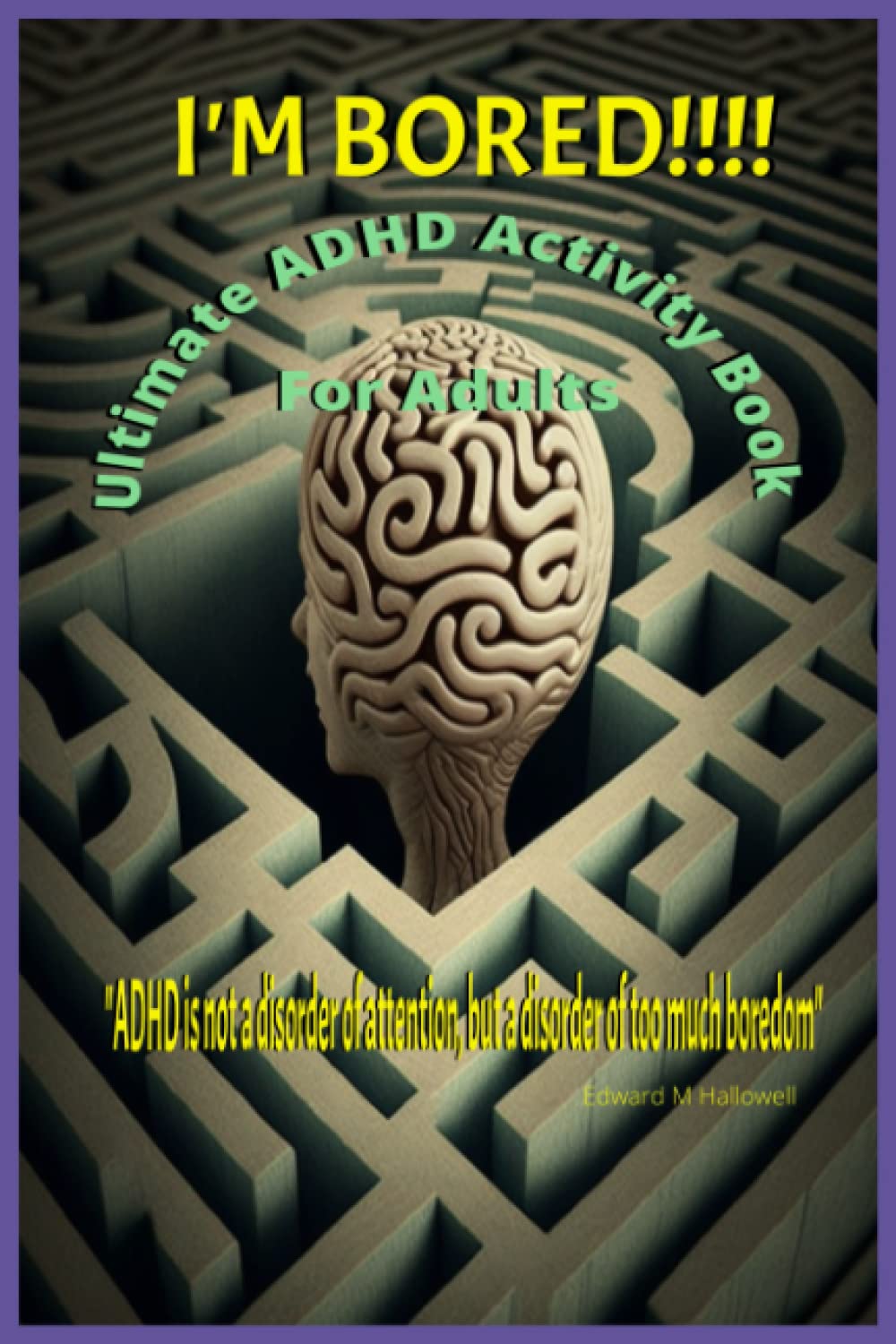 I'm Bored Ultimate ADHD Activity book for adults