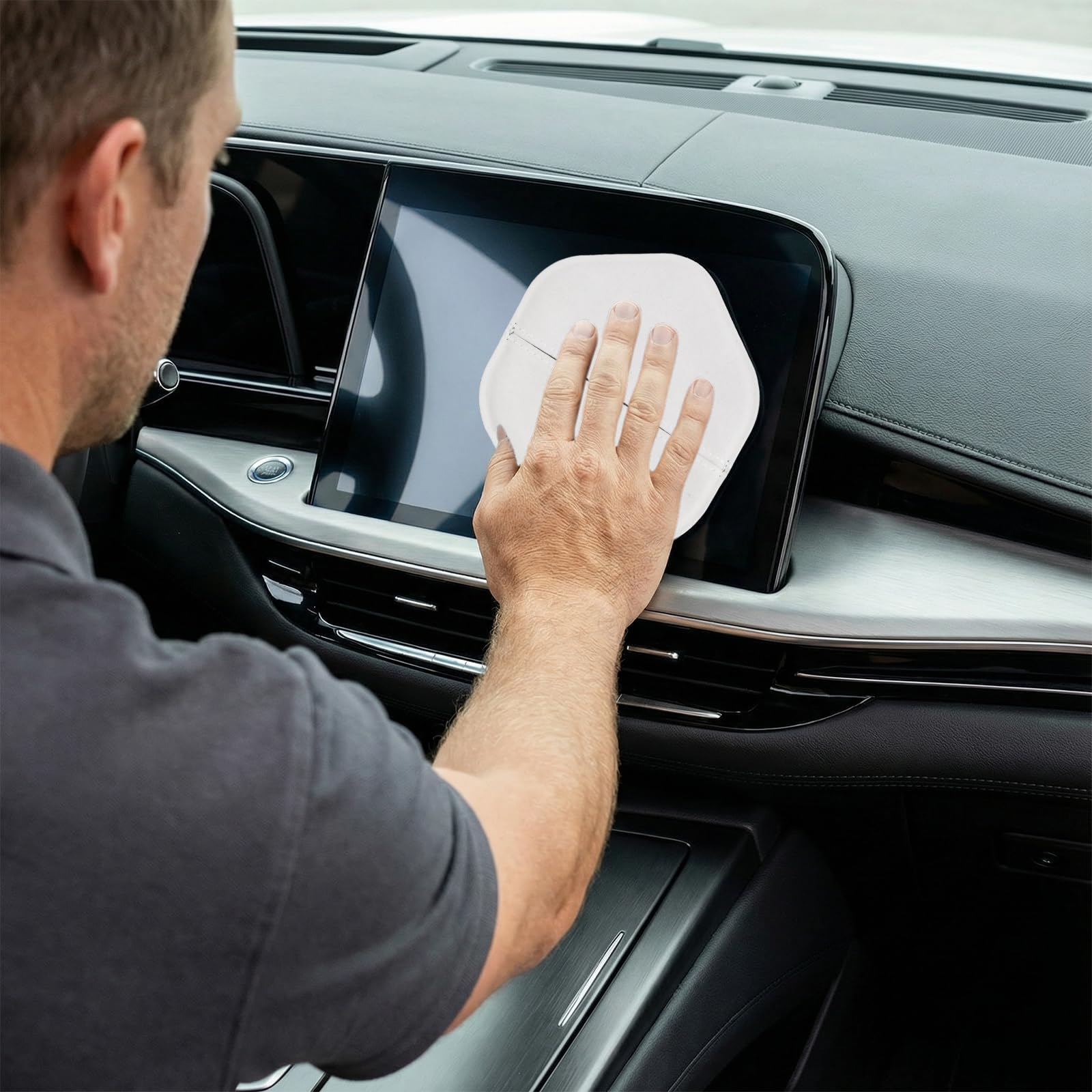 Panno per la Pulizia dello Schermo in Microfibra, Ultra Morbido, Riutilizzabile, senza Pelucchi, Pieghevole per Auto, Touchscreen, Cruscotto, Smartphone, Tablet, Laptop e TV