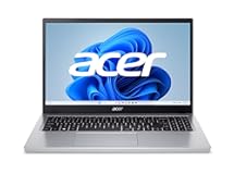 Acer Aspire 15 Slim Laptop AG15-32P-39R2 &vert; 15&period;6" FHD &lpar;1920 x 1080&rpar; IPS Display &vert; 8-Core Intel Core 3 N355 Processor &vert; Intel Graphics &vert; 8GB DDR5 RAM &vert; 128GB HD &vert; Wi-Fi 6 &vert; Windows 11 Home