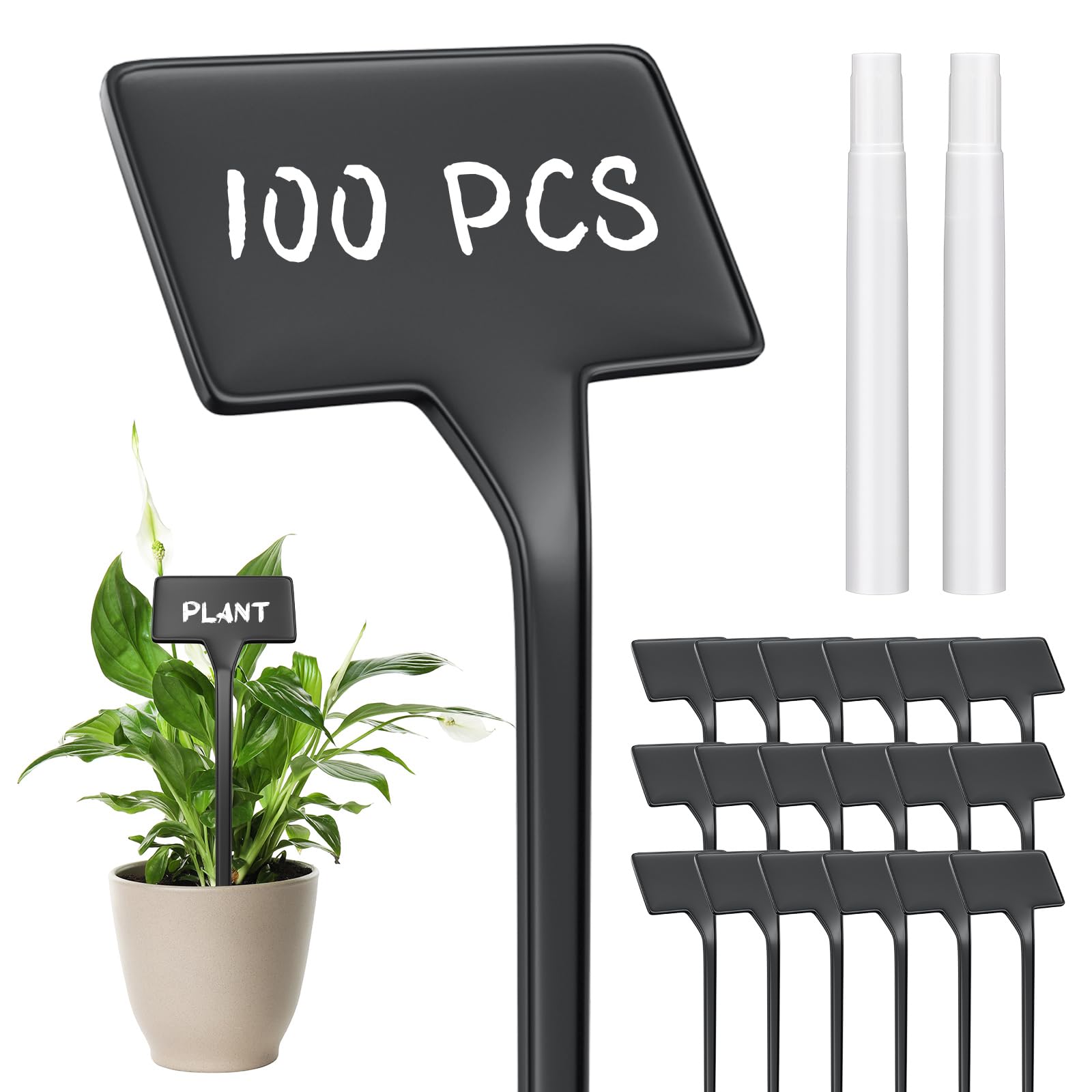 Amazon.com: Yinkin 100 Pcs Large Plant Label Signs 11.8 Inch Plant