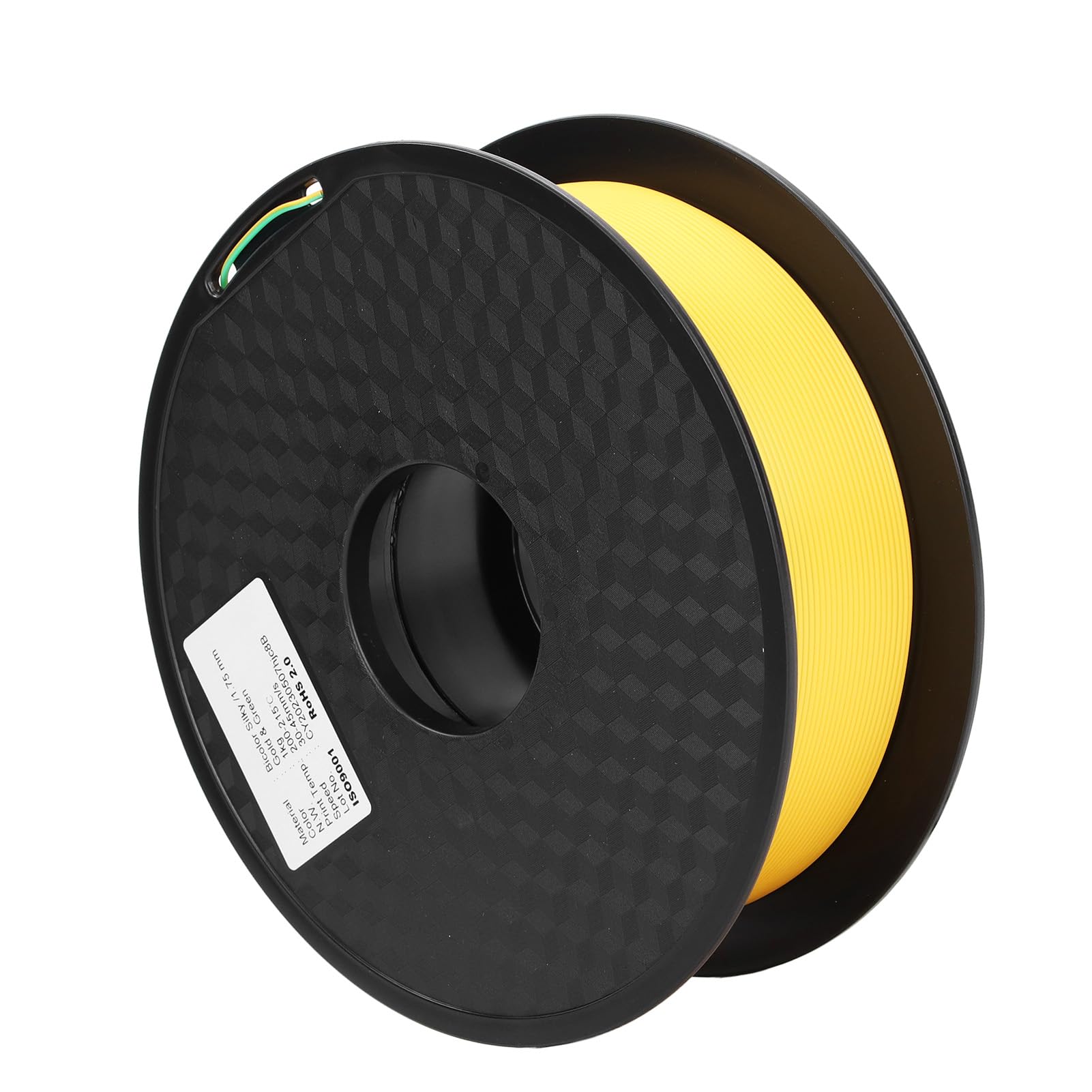 Filamento PLA de Impresora 3D de Doble Color Similar a la Seda para una Impresión Estable, Filamento Verde Dorado de 1,75 Mm, Material Ecológico, para una Increíble Experiencia de Impresión 3D