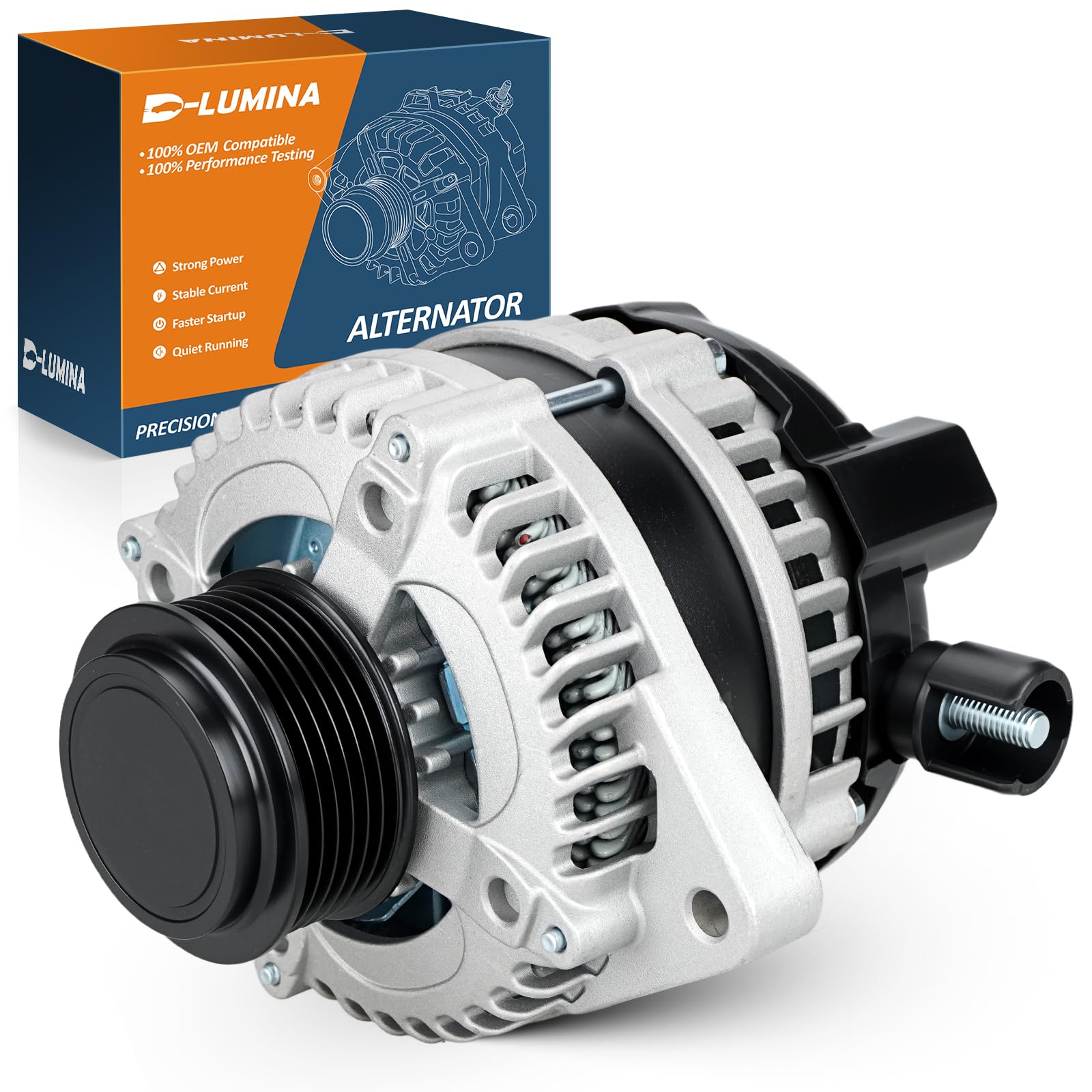 11773N 155A Alternator for Honda Pilot Odyssey Ridgeline Passport 3.5L | Fits Acura MDX 2014-2020 and Select Honda 2016-2025 V6 Models; Replaces 31100-5J6-A01 104211-8510