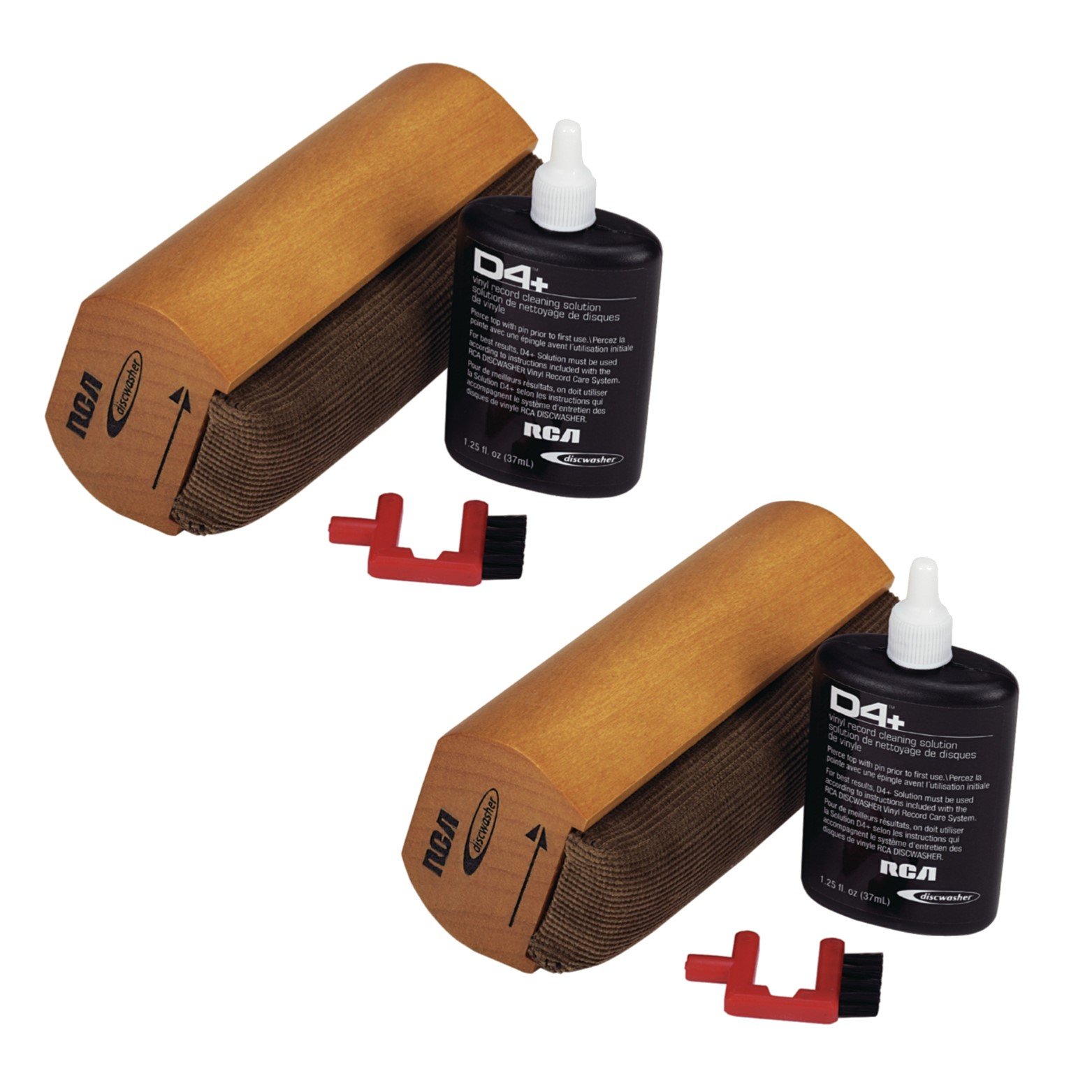 2 X RCA RD-1006 Discwasher Vinyl Record Care System