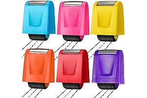 Dashed Handwriting Lines Practice Roller Stamp, 6 Pcs 6 Colors Self Inking...