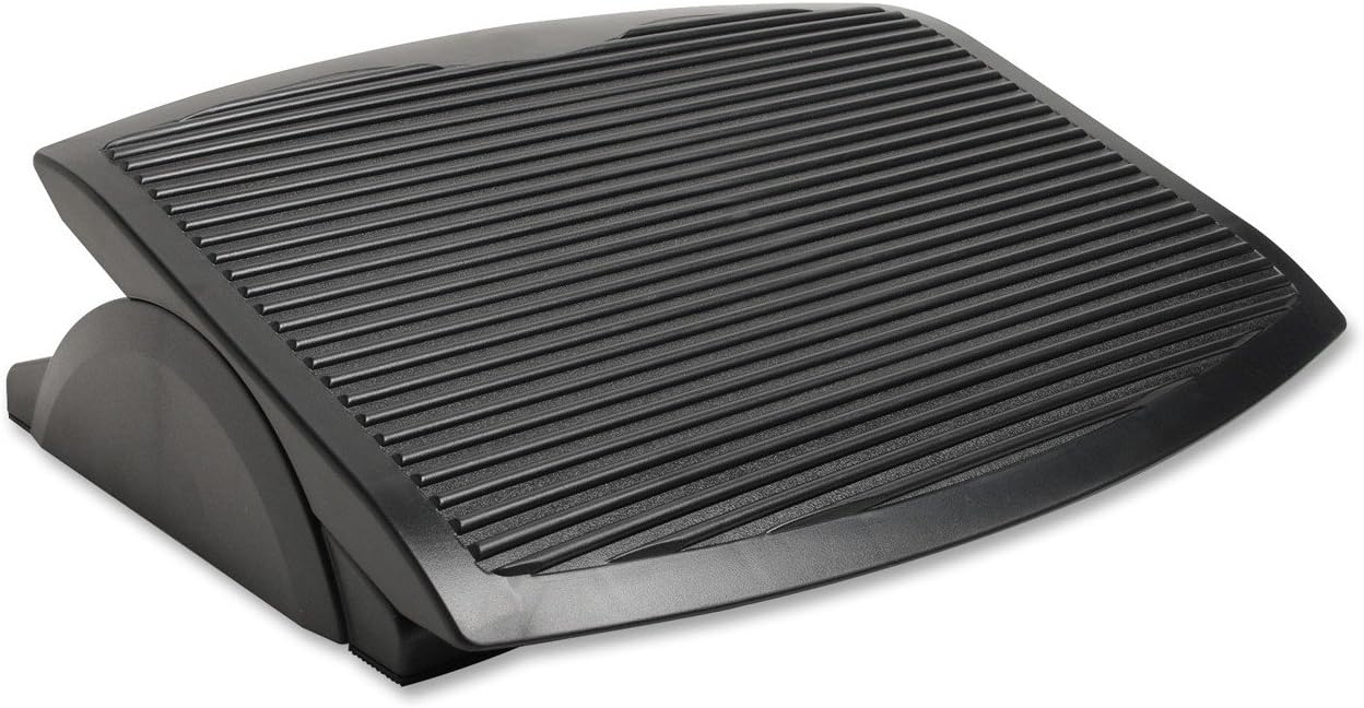 Business Source Rocking Footrest, 17-3/4 by 13-7/8 by 3-Inch, Black