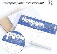 Vista 5 de Toplive Carpetas de archivo, 12 paquetes de sobres de plástico transparente A5, tamaño carta, impermeables, sobres de polietileno con cierre a