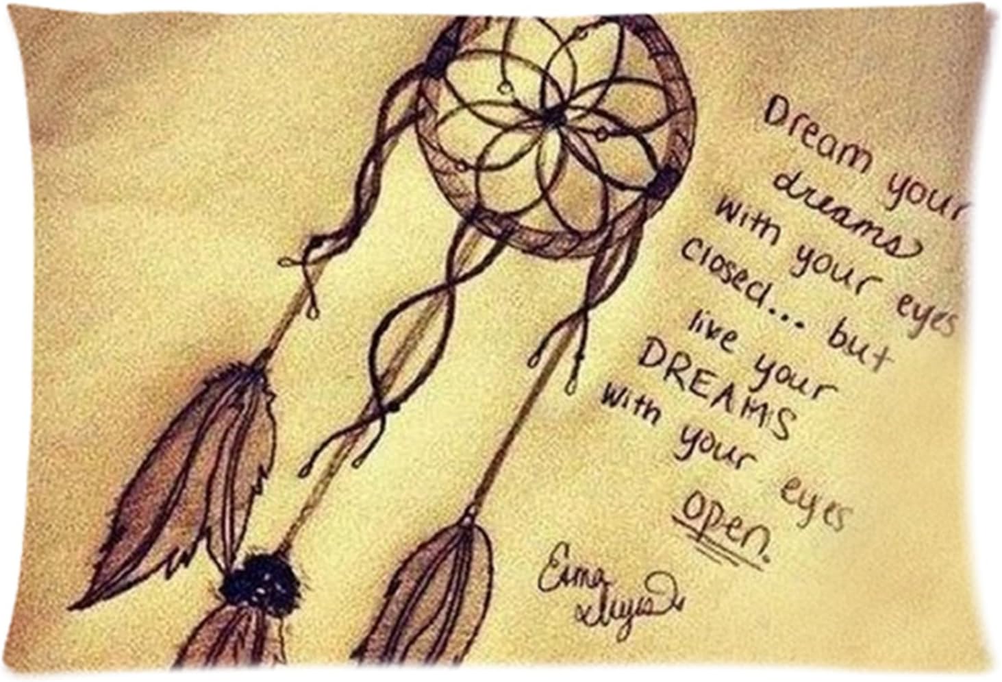dream catcher pillow case