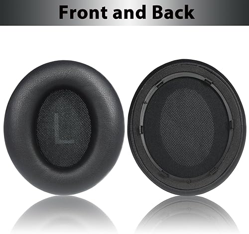 Miniatura 2 de Adhiper Anker Space Q45 - Almohadillas de repuesto para auriculares Anker Space Q45 Adaptive Noise Cancelling Headphones, con hebilla, cuero