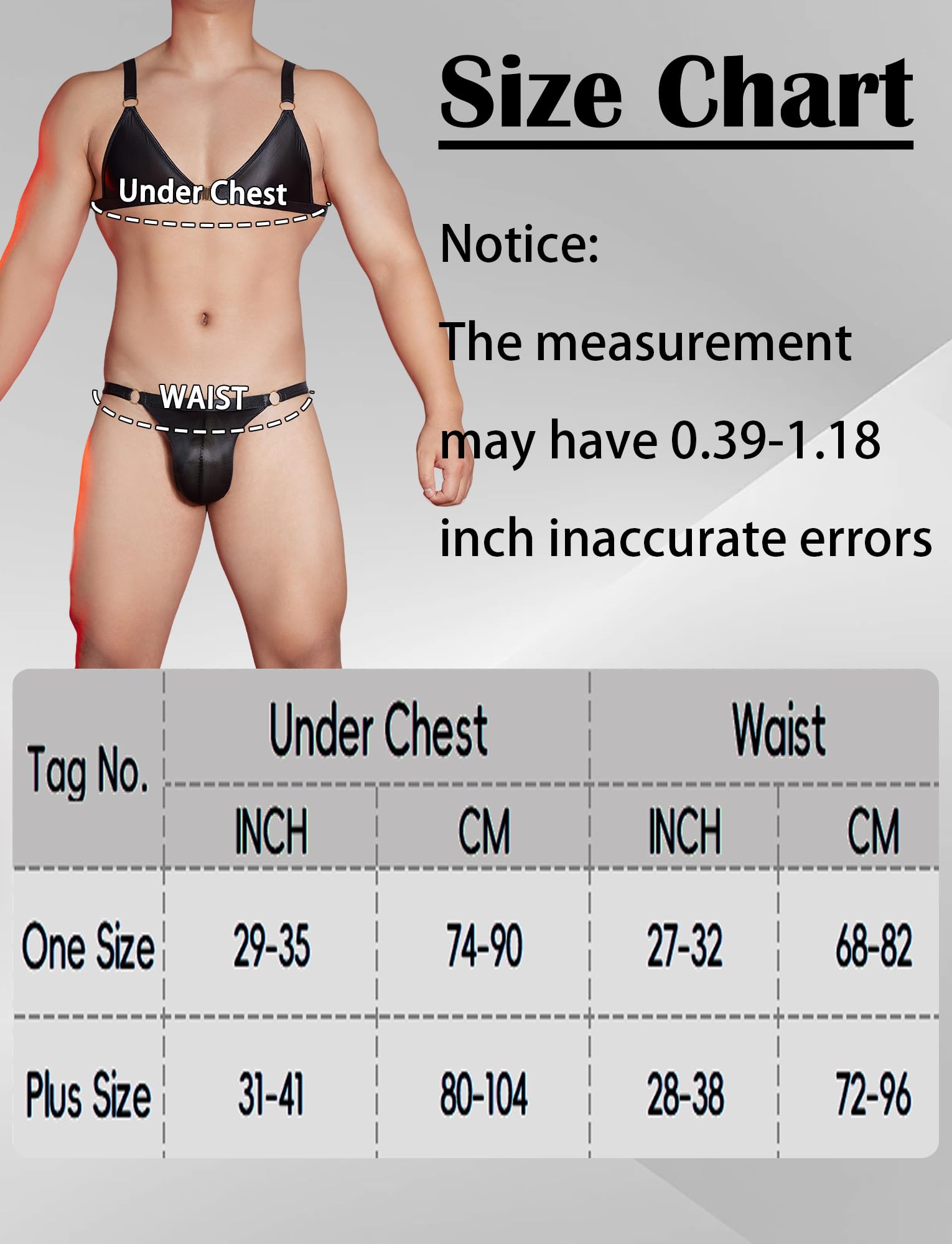 AIEOE Conjunto de sujetador y braguitas para hombre Crossdresser Sexy Lingerie Set Transparente Sissy Ropa con Anillo