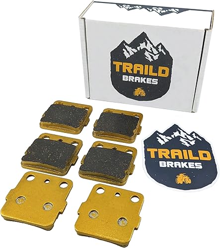 Yamaha Raptor 660 660R Juego de pastillas de freno de cerámica delanteras y traseras 2001-2005