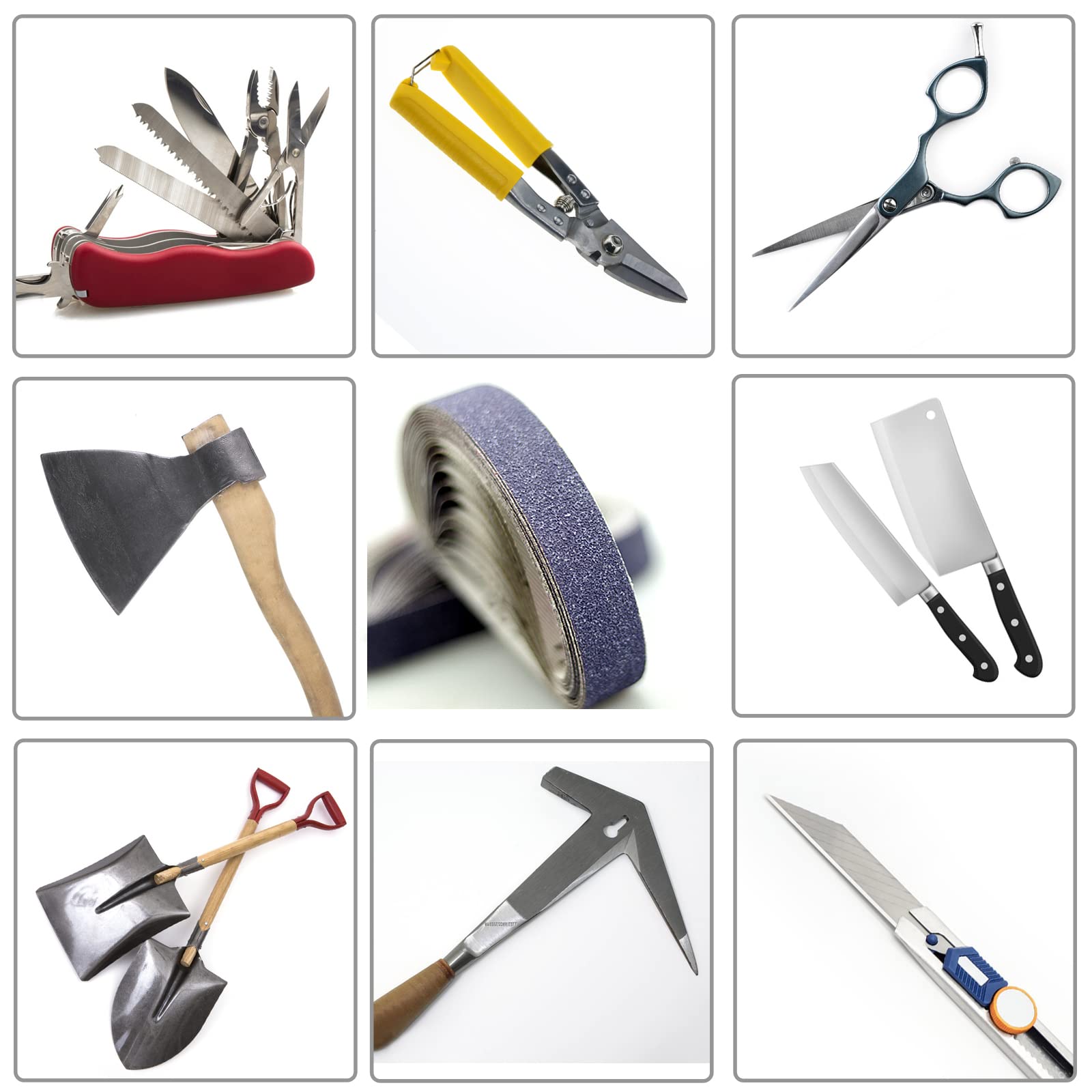 24 correas de lijado de 3/4 x 12 pulgadas, grano 120, compatibles con cebolla Ken Work Sharp | Grano medio, se adapta a WSKTS-KO, accesorio de amoladora, correas de afilado de repuesto