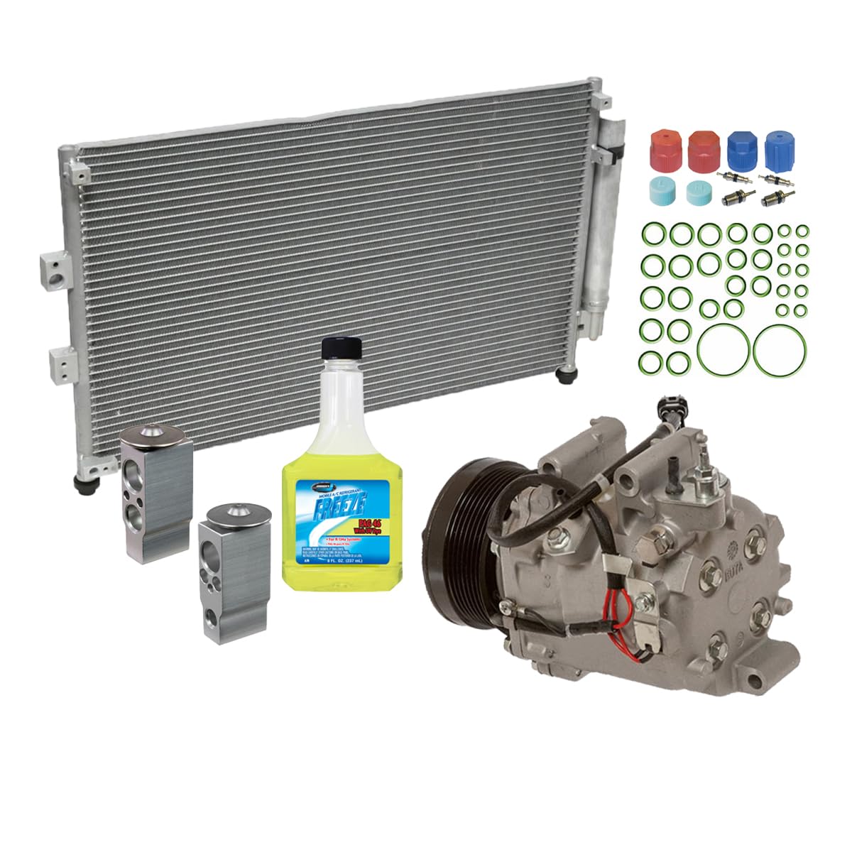 Secador Receptor Condensador De Aire Acondicionado Para Honda Civic 2006-2011 - Compatible Con HO30140, 10 Años Garantía