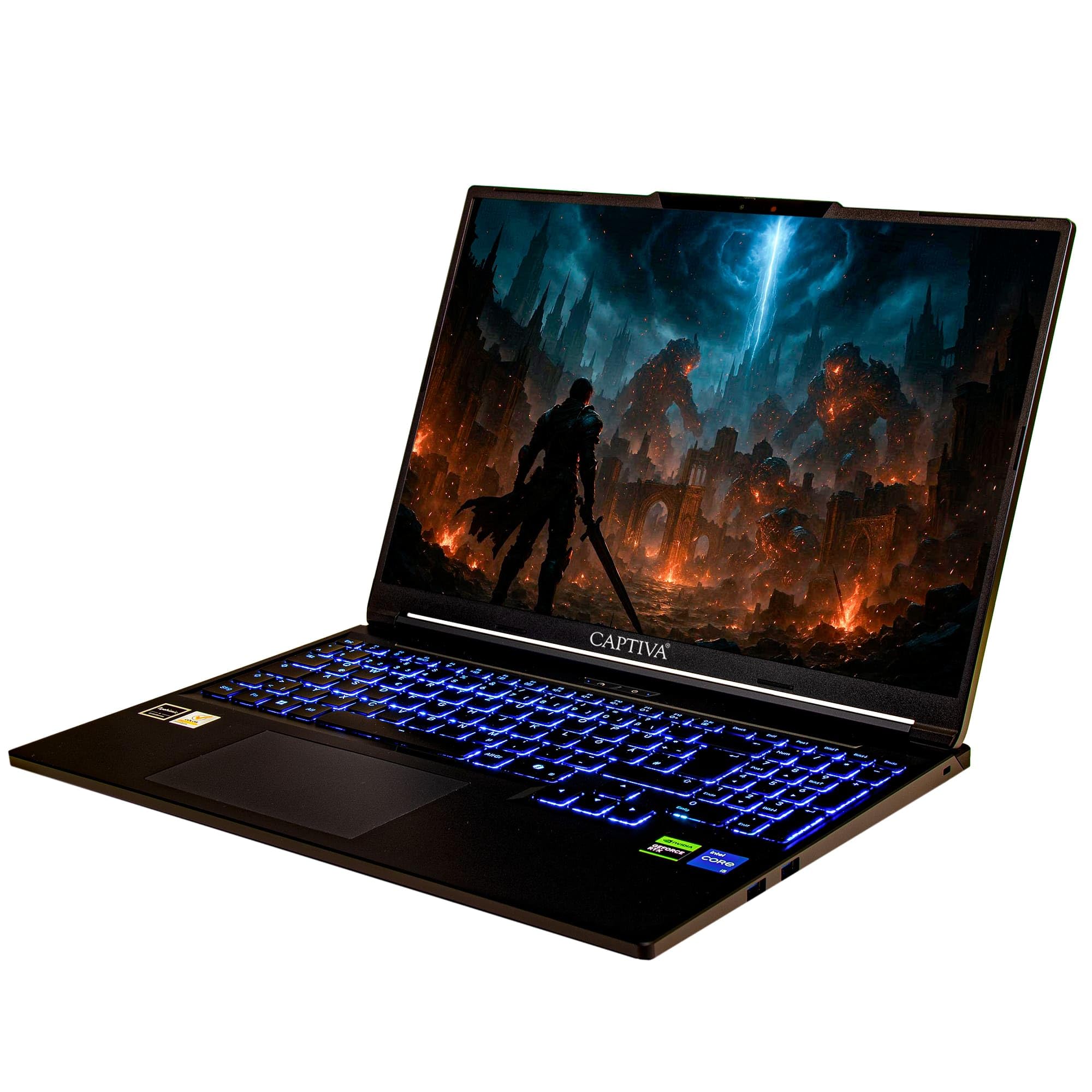 Captiva Notebook Entry Gaming I94-402GE | Intel Core i7 14650HX | 32GB DDR5 RAM | NVIDIA GeForce RTX 5060 8GB | 2 TB SSD | 16 Zoll WQXGA 180Hz | ohne OS