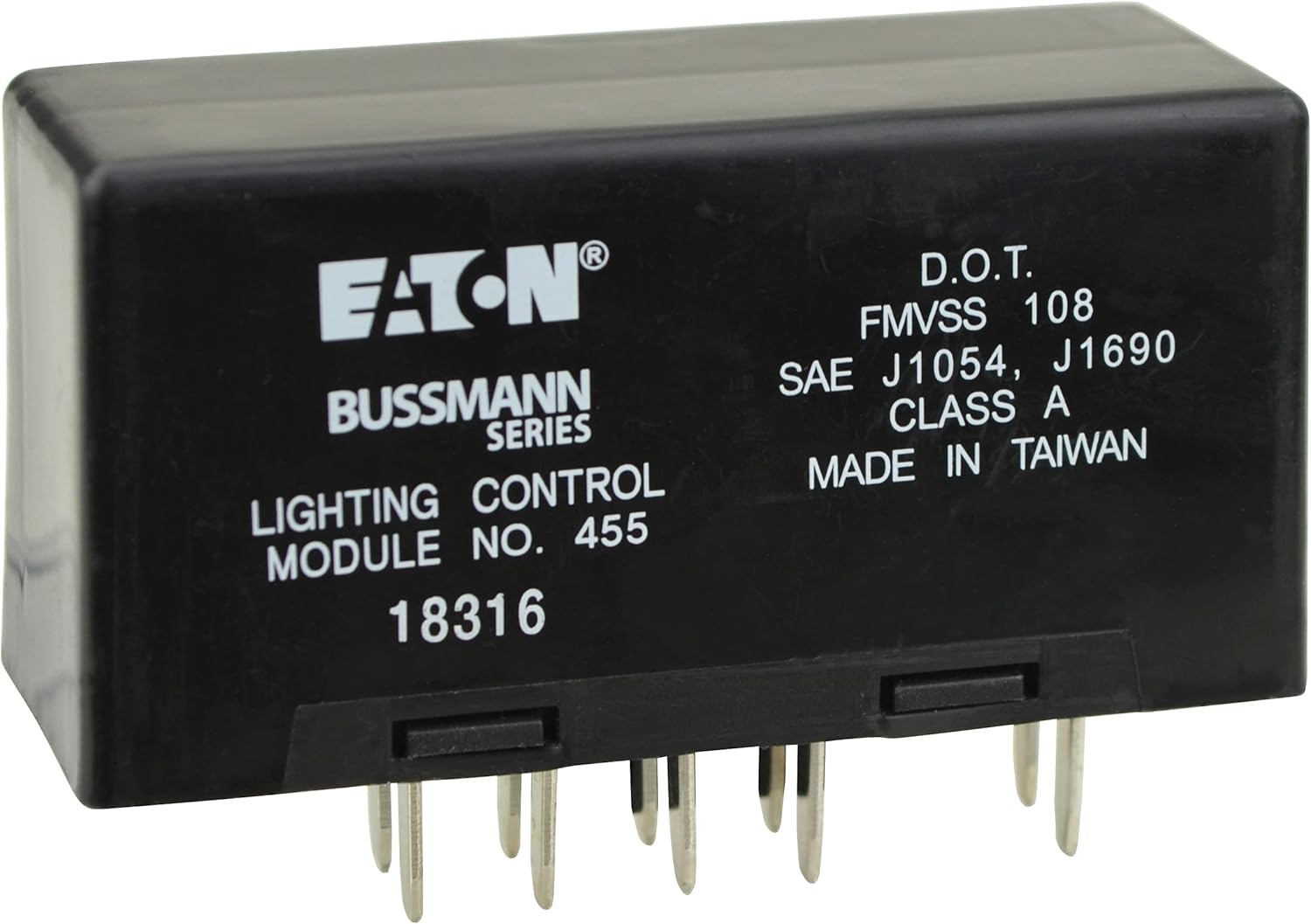 Bussmann NO.455 Automotive Lighting Control Module (LCM) - 10 Terminal, 2.1 A, 12.8 Vdc, 1 Pack