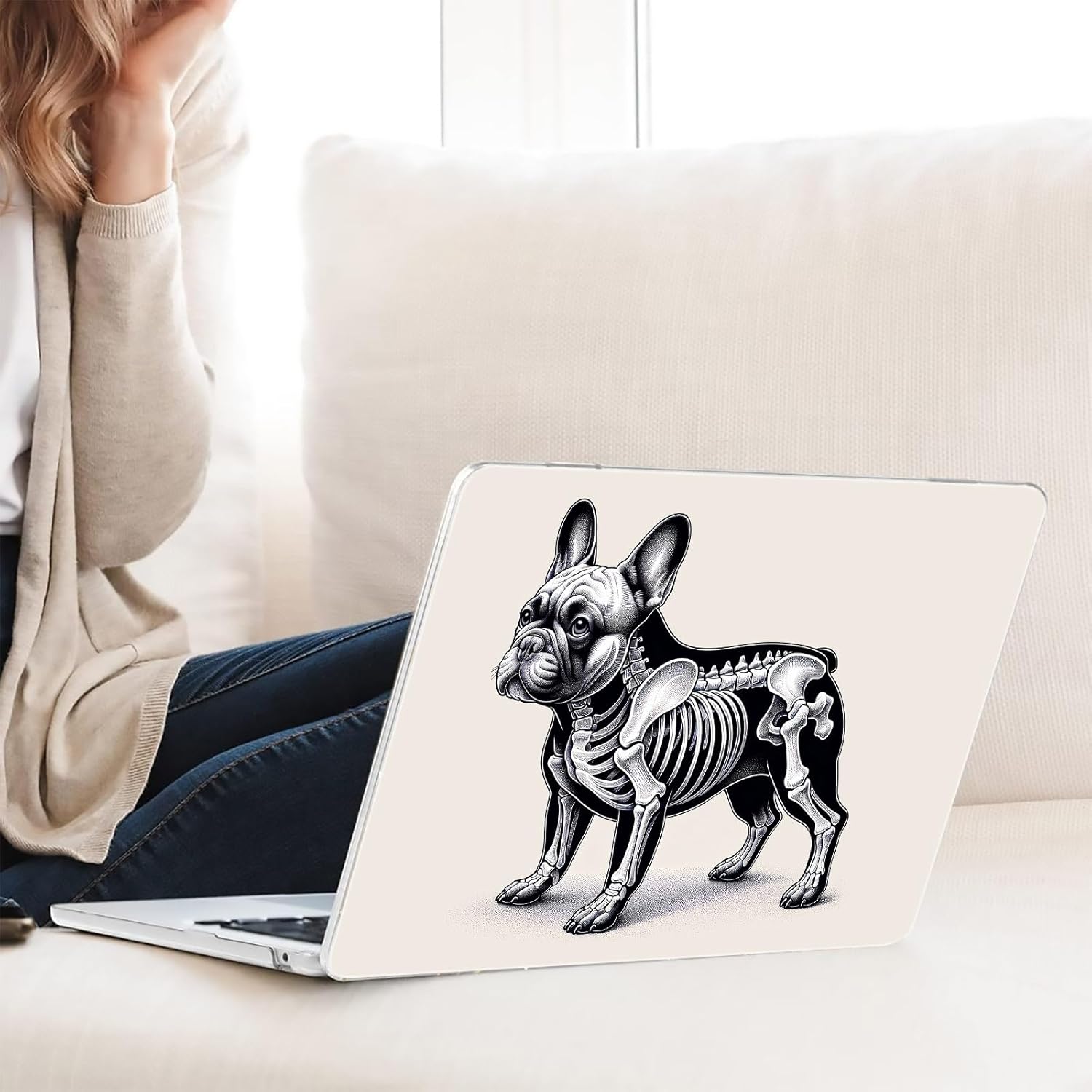 Compatible with MacBook Neo 13-inch, Hard Shell Case with Keyboard Cover and Screen Protector (A3404 A18 Pro chip, 2026 Release) - French Bulldogs MC22393