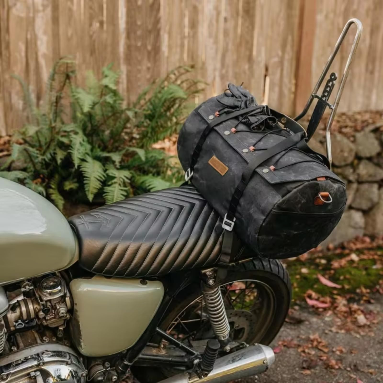 Motorrad Satteltasche Kompatibel Mit Motorrad-Hecktaschen, wasserdichte Motorrad-Hecktasche, Gepäckträgertasche, Aufbewahrungstaschen, Gepäcktasche, Universal(Black)