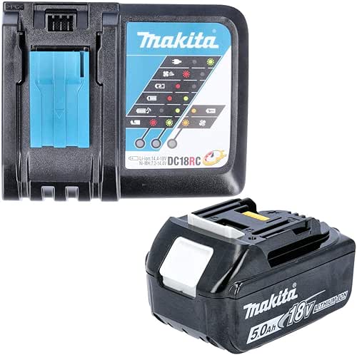 Batterie Makita 18V : guide complet pour bien choisir 13 Pack Power 18V LXT (1x5,0 Ah) avec chargeur rapide simple
