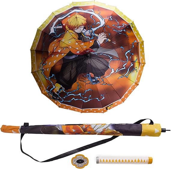 Amazon Co Jp ソードフォート アニメ 悪魔スレイヤー コスプレ傘 自動折りたたみ傘 あがつま禅津 ホビー