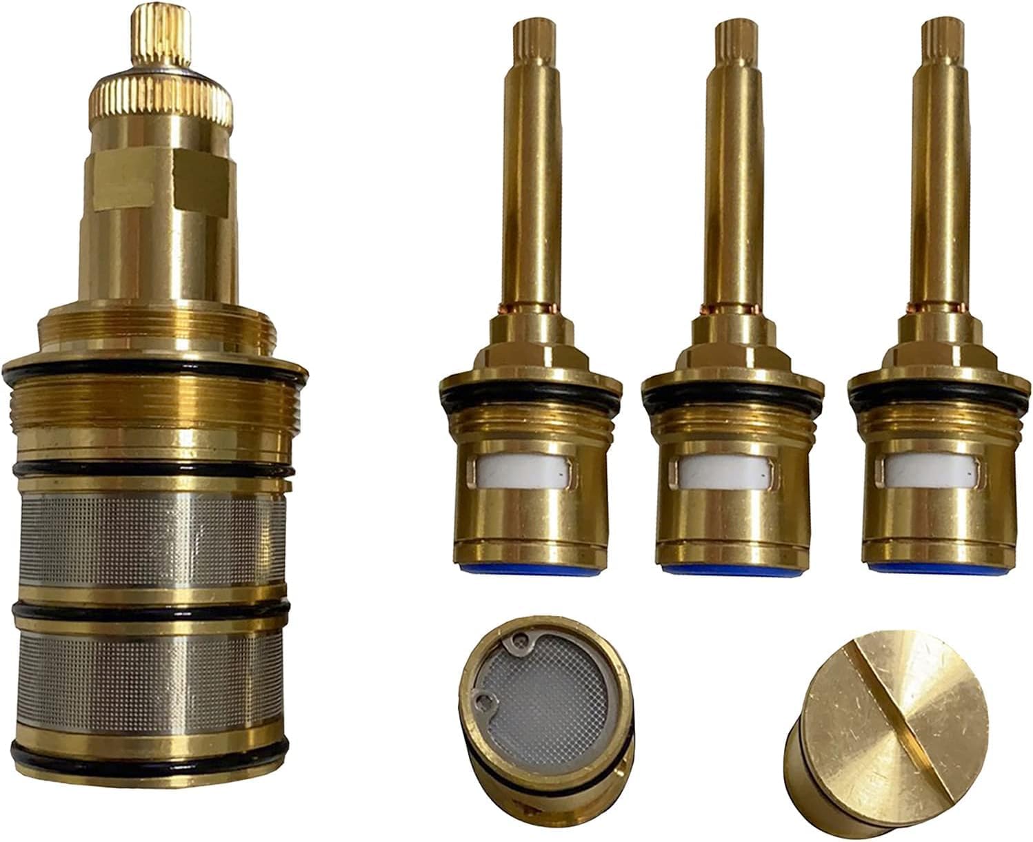 Enga Thermostatic Shower Valve Cartridge Replacement, (Old Version)4-handle Valve Full Set Backup - Available for Orders Placed before July, 2022