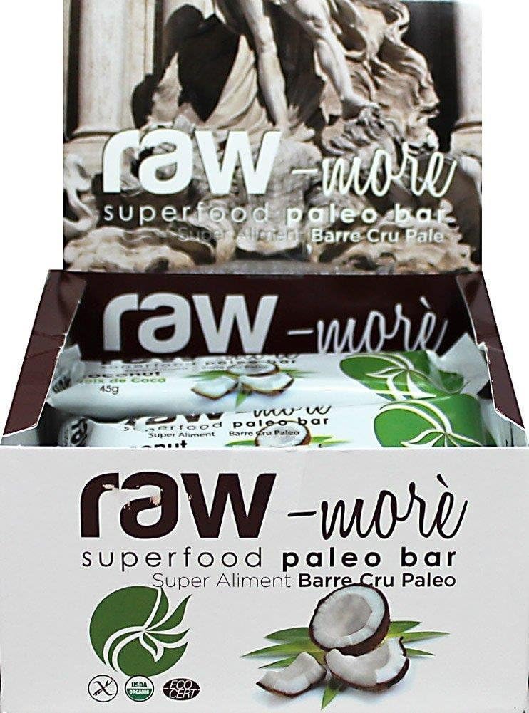 Schinoussa Raw -More Superfood Paleo Bar Coconut - 12 Bars