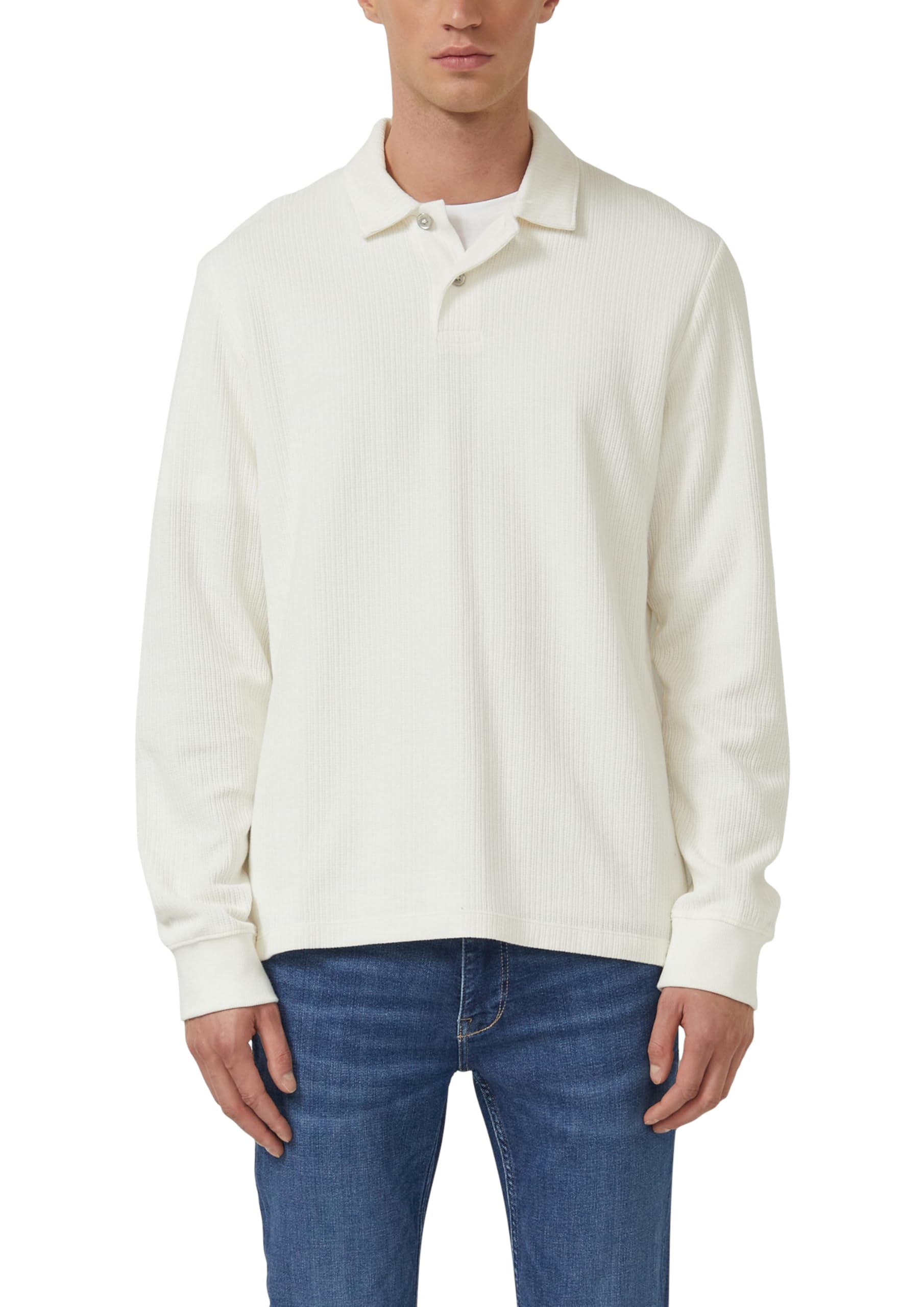 s.Oliver Strukturiertes Baumwoll-Poloshirt