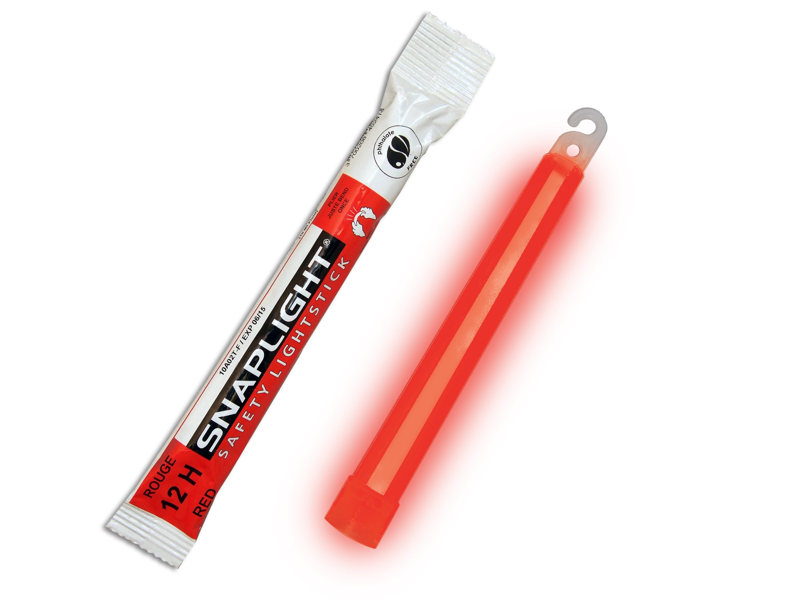 Cyalume Bastone Luminoso SnapLight Glow Stick - Confezione da 30 pezzi, 10 bianchi durata 8 ore + 10 rossi durata 12 ore + 10 verdi durata 12 ore, 15 cm