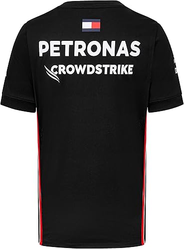 Miniatura 2 de Mercedes AMG Petronas Formula One Team - Colección oficial de productos de Fórmula 1 - Camiseta del equipo 2023 - Negro - Hombre - Talla XL