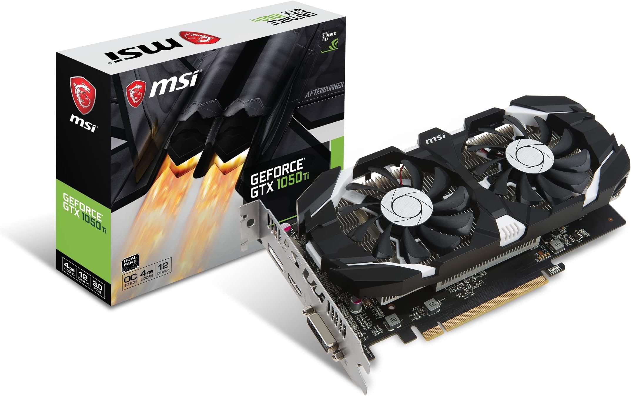 MSI Computer V809-2277R Video Card (GTX 1050 TI 4GT OC)