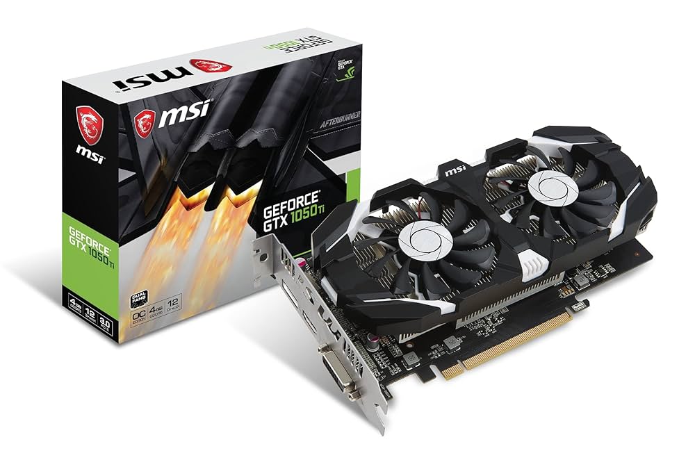 Amazon.com: MSI Computer V809-2277R Video Card (GTX 1050 TI