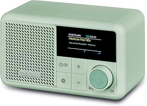 Medion DAB Radio MD44822 DAB TinyRadio sw | Grün | 12170003553