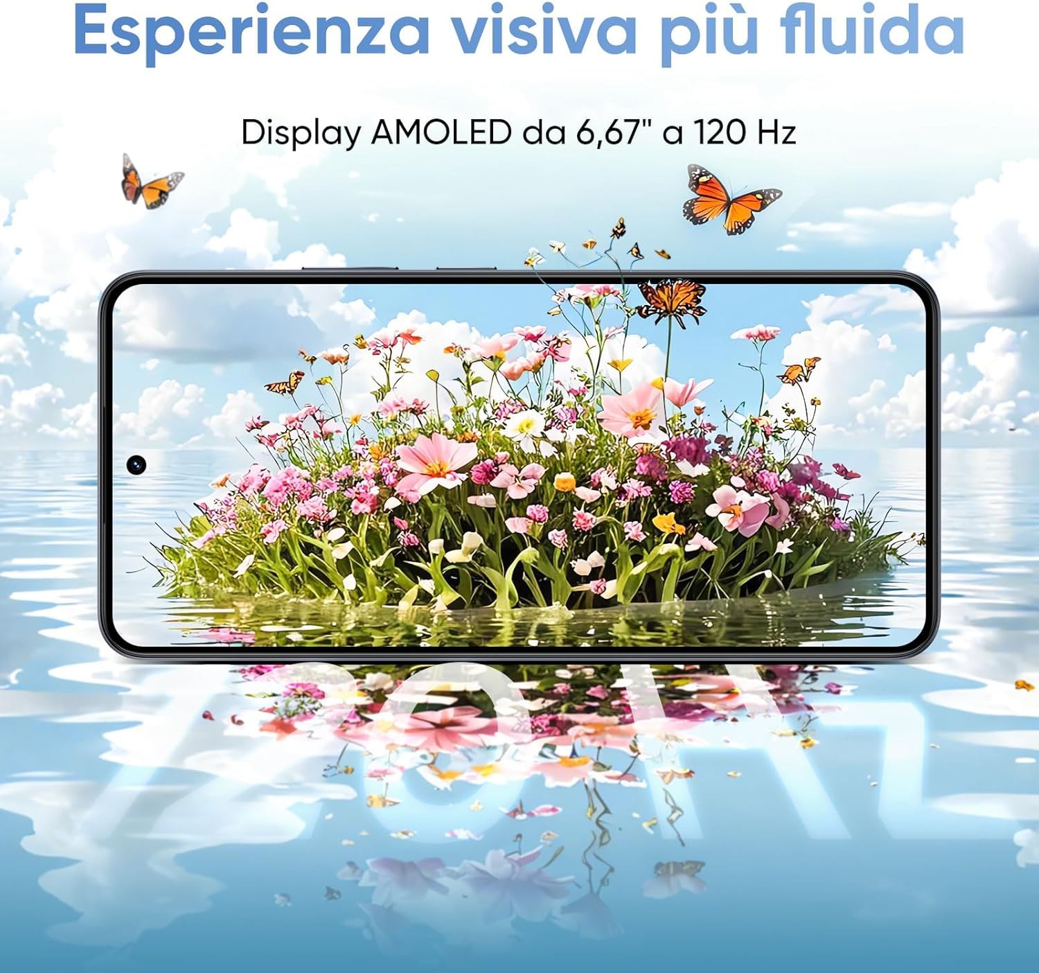 realme 14T 5G Smartphone 8+256GB,Chipset 5G Dimensity 6300,Fotocamera Ai 50MP,Display Super AMOLED 6,67'' 120Hz,Batteria massiccia 5260mAh,doppia sim,NFC,Verde