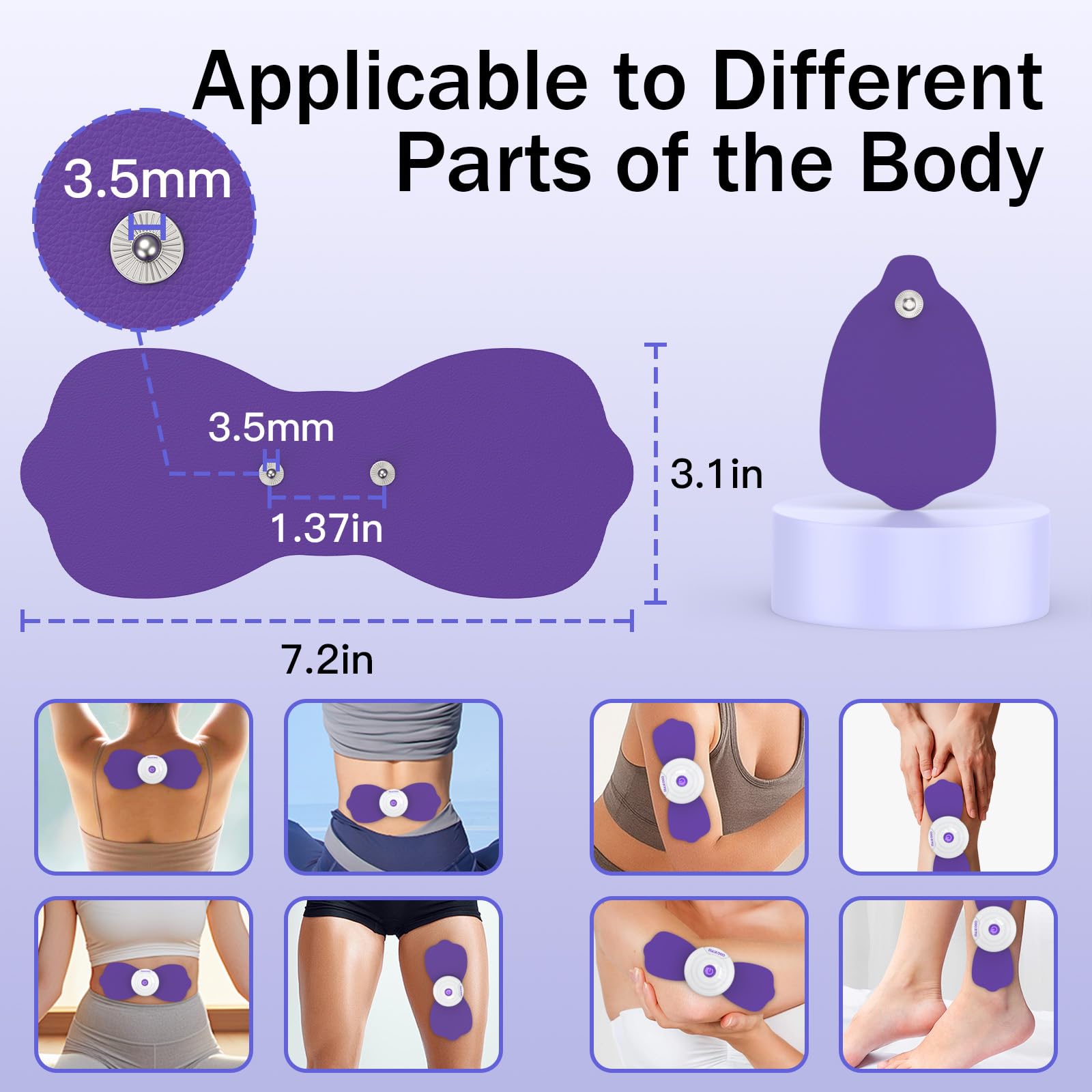 MASTOGO APP Wireless TENS Unit Muscle Stimulator 12 Modes for Pain Relief — Amazon image 5