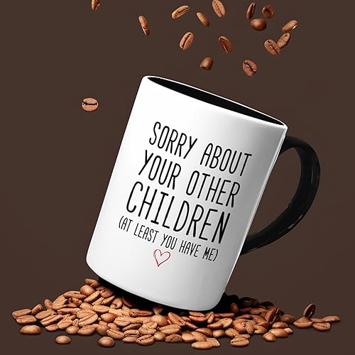 Miniatura 5 de Veracco Taza de café divertida, regalos para mamá, papá, sorry about your other children Día de la Madre, Día del Padre, Navidad, cumpleaños de