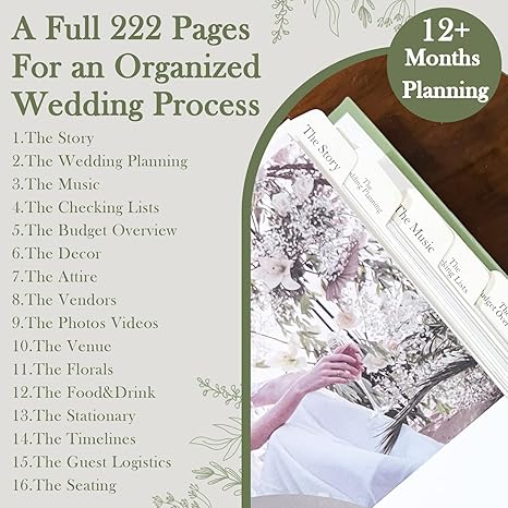 Plan Your Dream Wedding: 222-Page Wedding Planner & Organizer