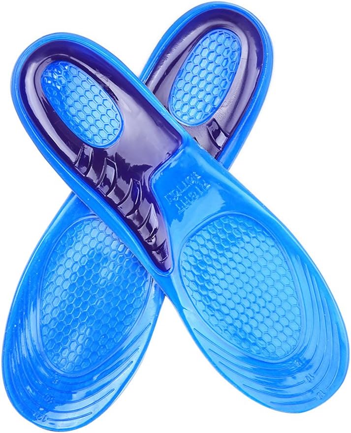 SUPVOX Gel Silicone Insoles Shoe Pads Shoe Cushioning Pads for Walking Running S 1pair