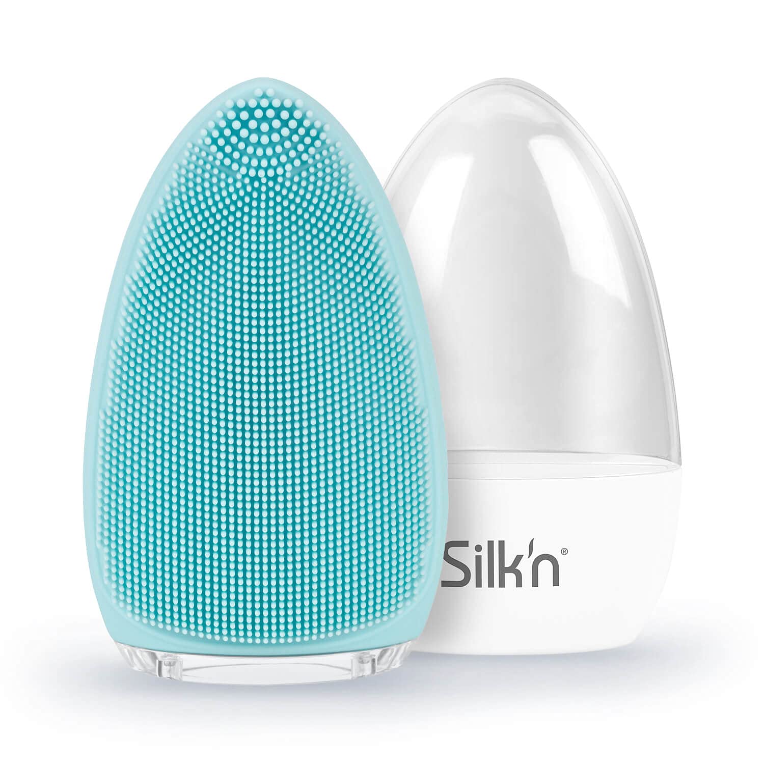 Silk'n Bright - Spazzola elettrica per il viso - Pulizia e massaggio - Silicone - Azzurro