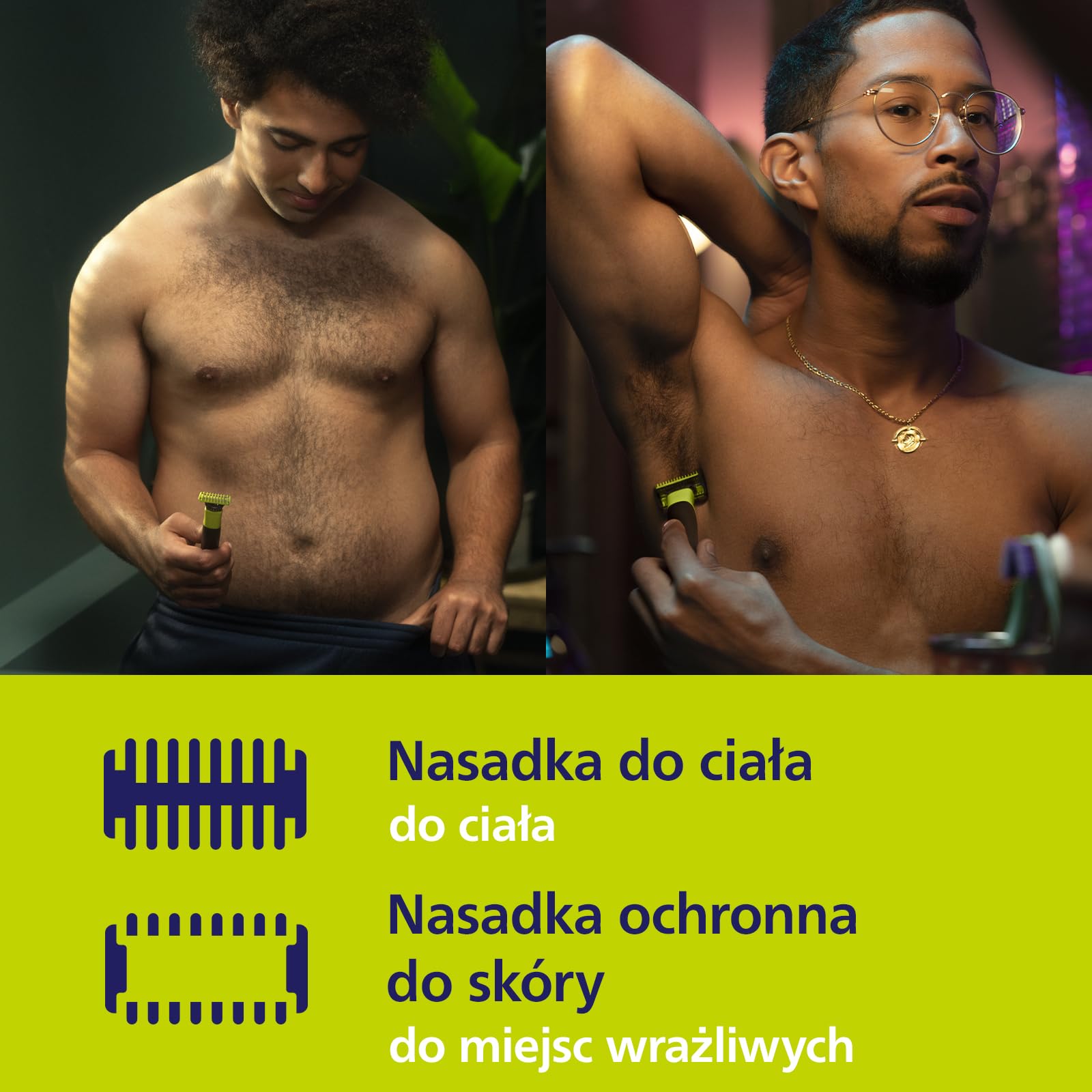 Philips OneBlade 360 Autentyczny Połączony Elektryczna golarka do twarzy i ciała, trymer do brody i groomer, 360 i oryginalne ostrzy, regulowany grzebień 5w1, zestaw do ciała, etui podróżne, QP4631/65