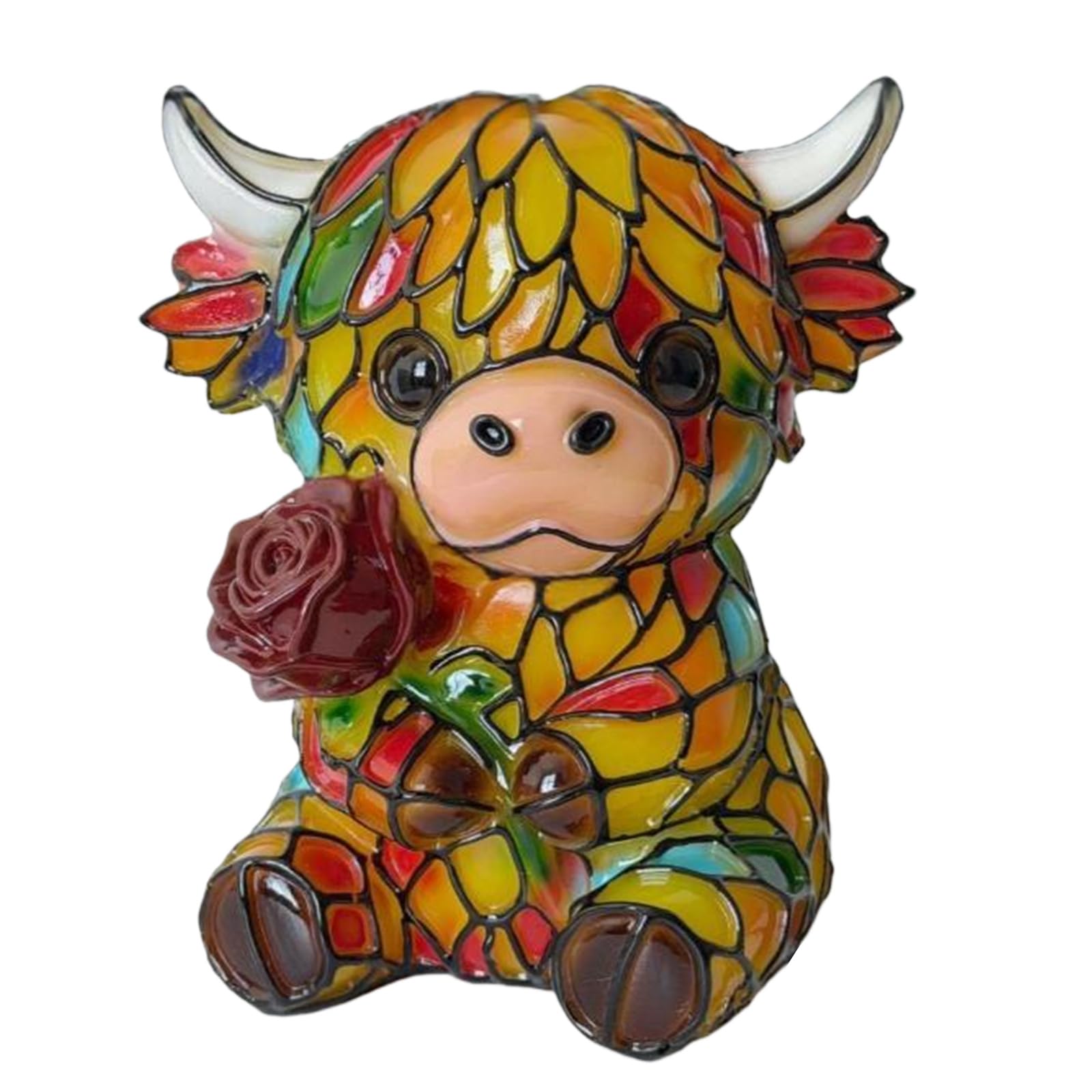 WMFASBAG Resin Animal Night Light, Ornaments Home Decoration Gift Animal Bust Lamp Handmade Cute Mythical Figure Night Light for Daily Office Work Outdoors Leisure Occasions