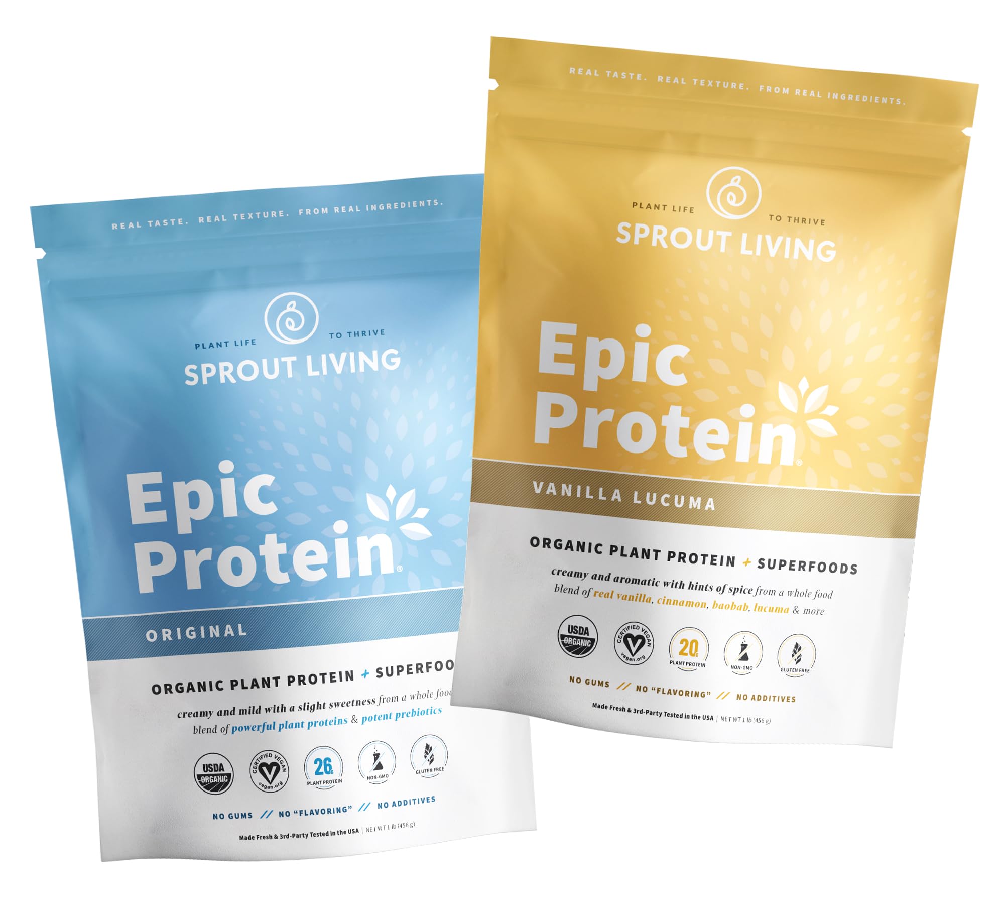 Epic Protein Original + Vanilla Lucuma, 1 lb