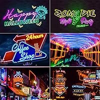 Vista 5 de XUNATA Tira de luces LED verdes, tira de luces LED de neón flexible para exteriores, DC 12V 13.12 pies4M 2835 120LEDsM, barra de luz de silicona