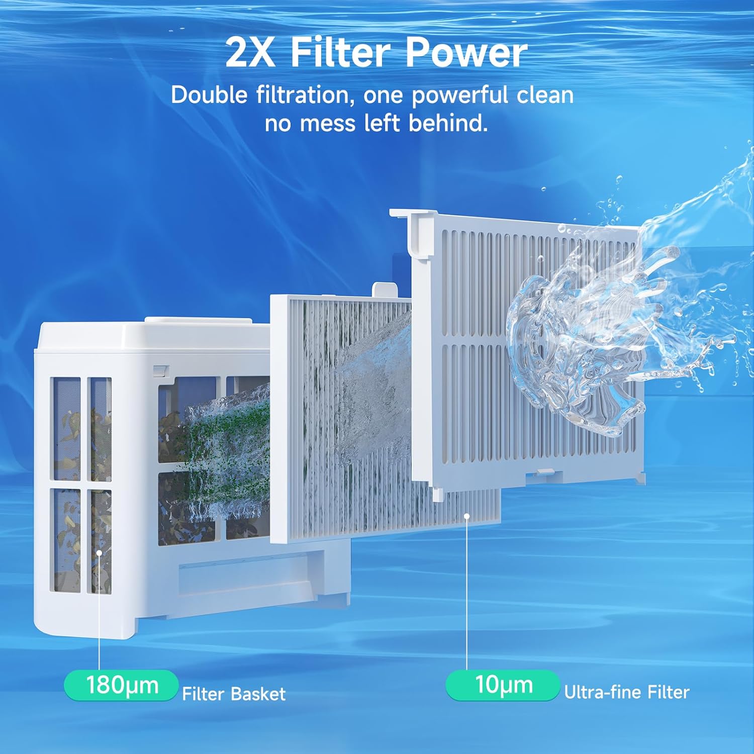 WYBOT C2 Cordless Robotic Pool Cleaner, Dual Filtration, Wall Climbing &Waterline Cleaning, App Scheduling, Smart Navigation, Pool Vacuum for Inground Pools (Fluorescent Green & Black) thumbnail