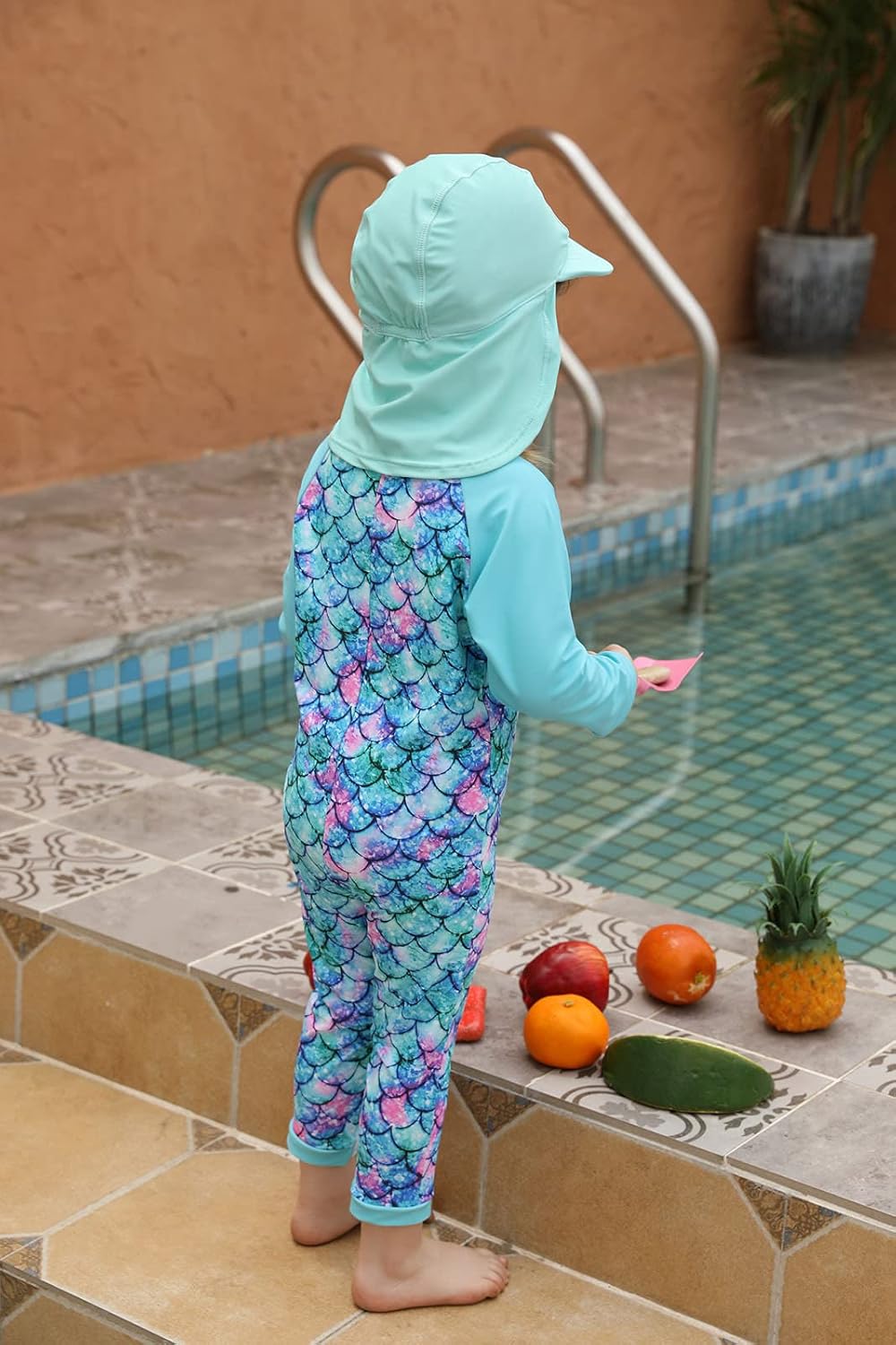 weVSwe Baby Toddler Rash Guard Swimsuit Diaper Change Zipper Bathing Suit: Clothing, Shoes & Jewelry