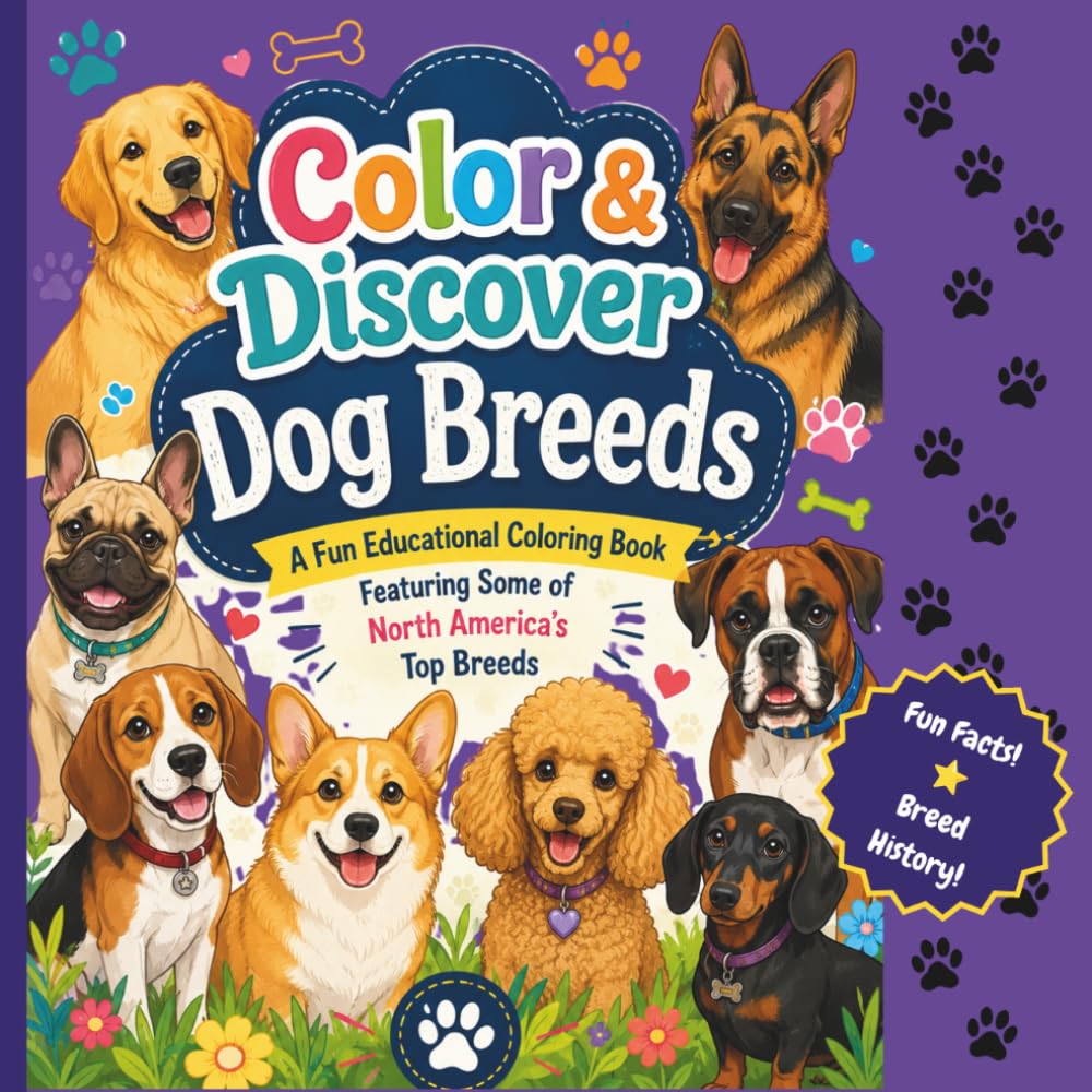 Color & Discover Dog Breeds
