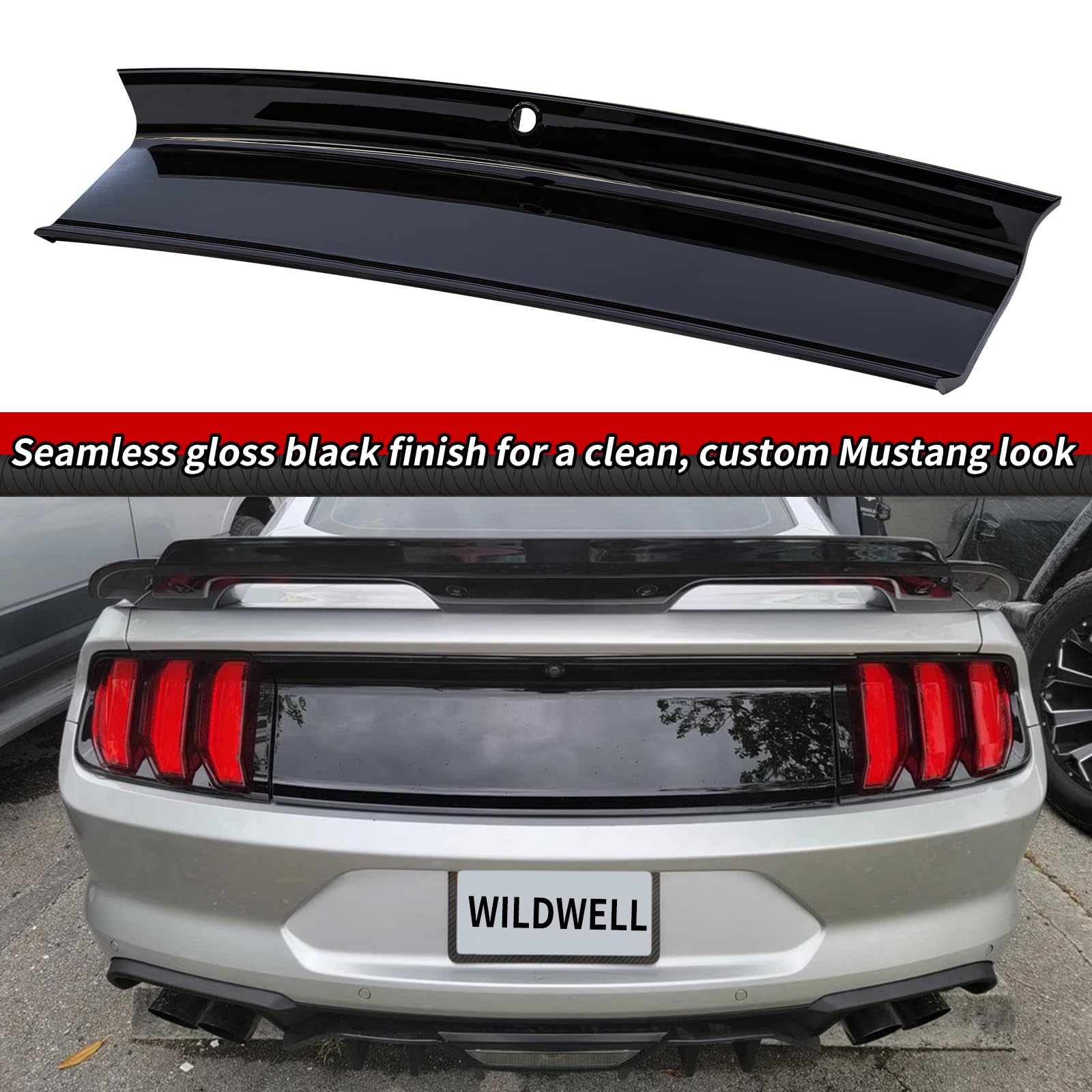 Amazon | WildWell トランクデッキクリッドパネル 2015-2023 Ford