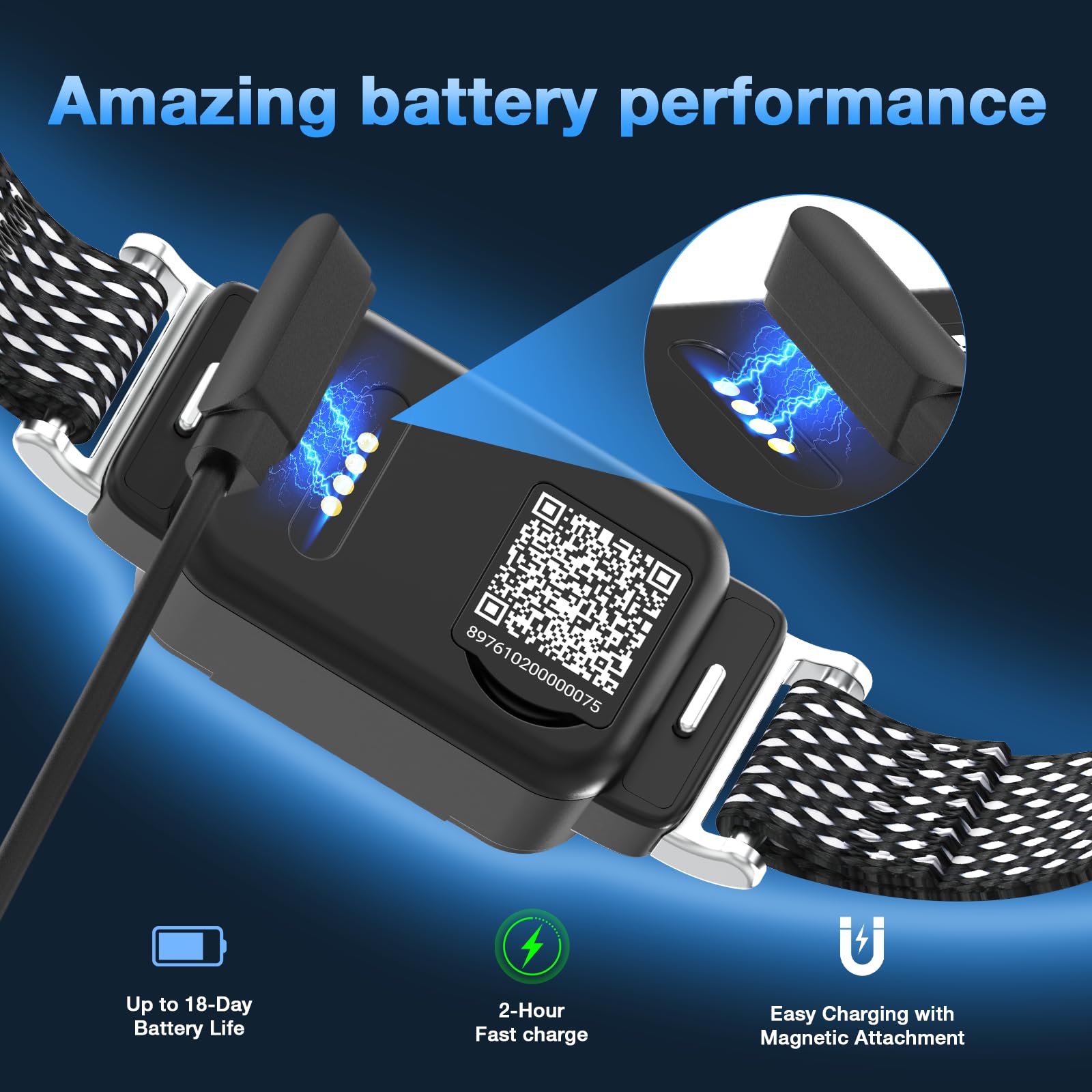 Valla eléctrica para perro, collar de perro con valla virtual inalámbrica, collar inteligente para perro con GPS | AOZOOM Rastreador GPS para mascotas con aplicación, cercas irregulares personalizadas, localizador de mascotas, color negro
